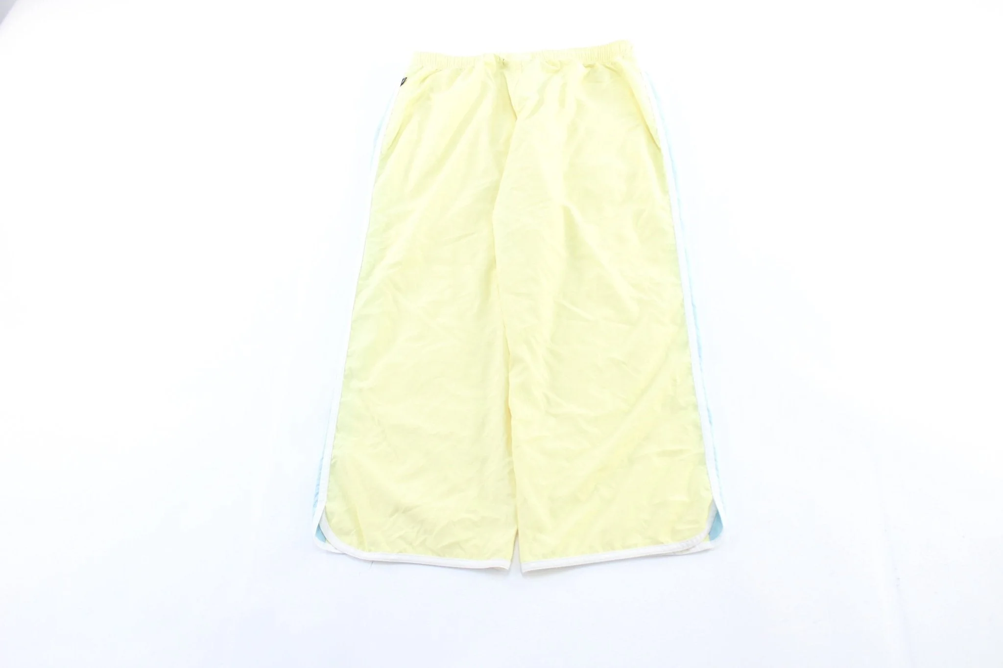 Women's Reebok Embroidered Logo Yellow & Blue Pants - Image 2