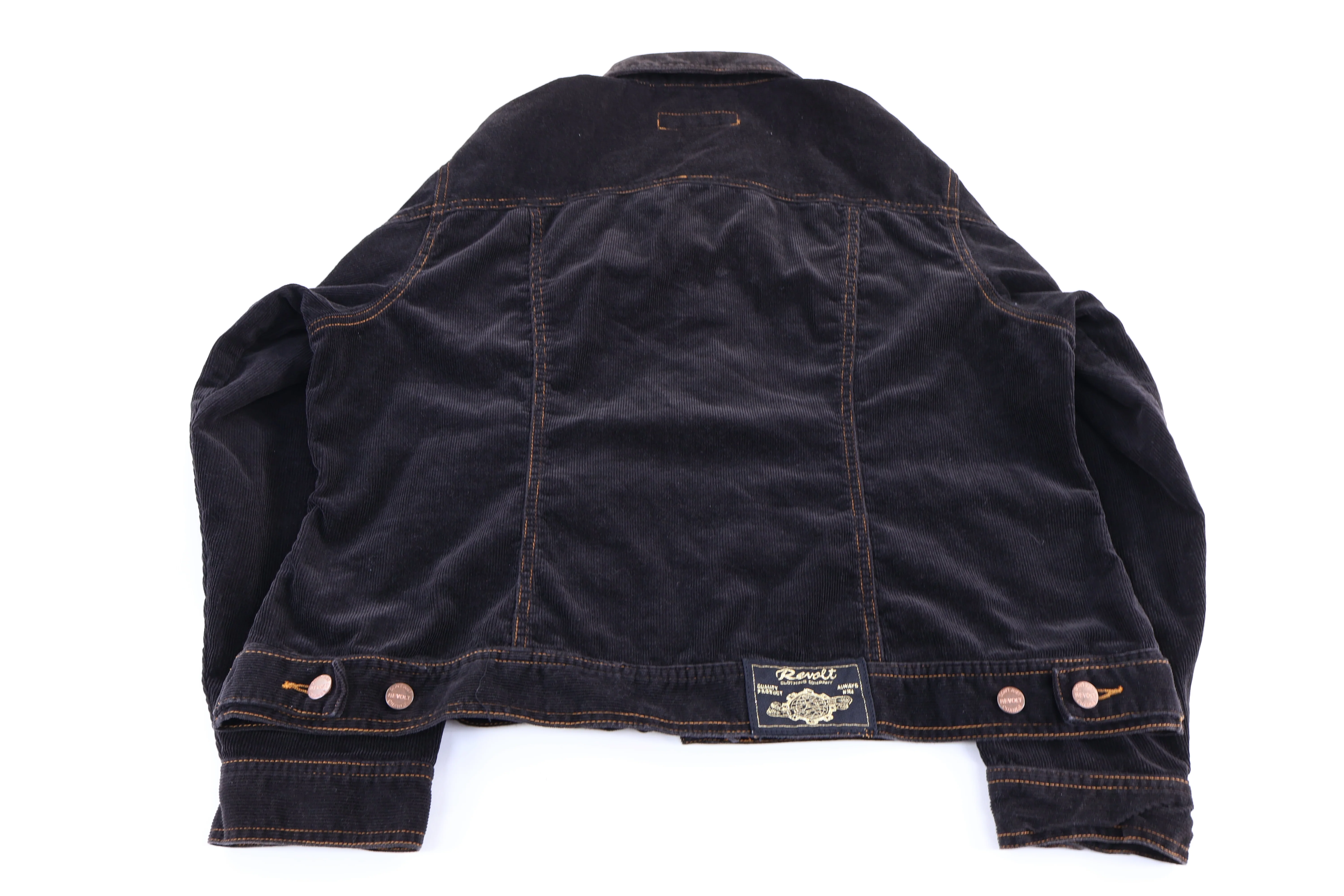 Women's Revolt Black Corduroy Jacket - Image 2