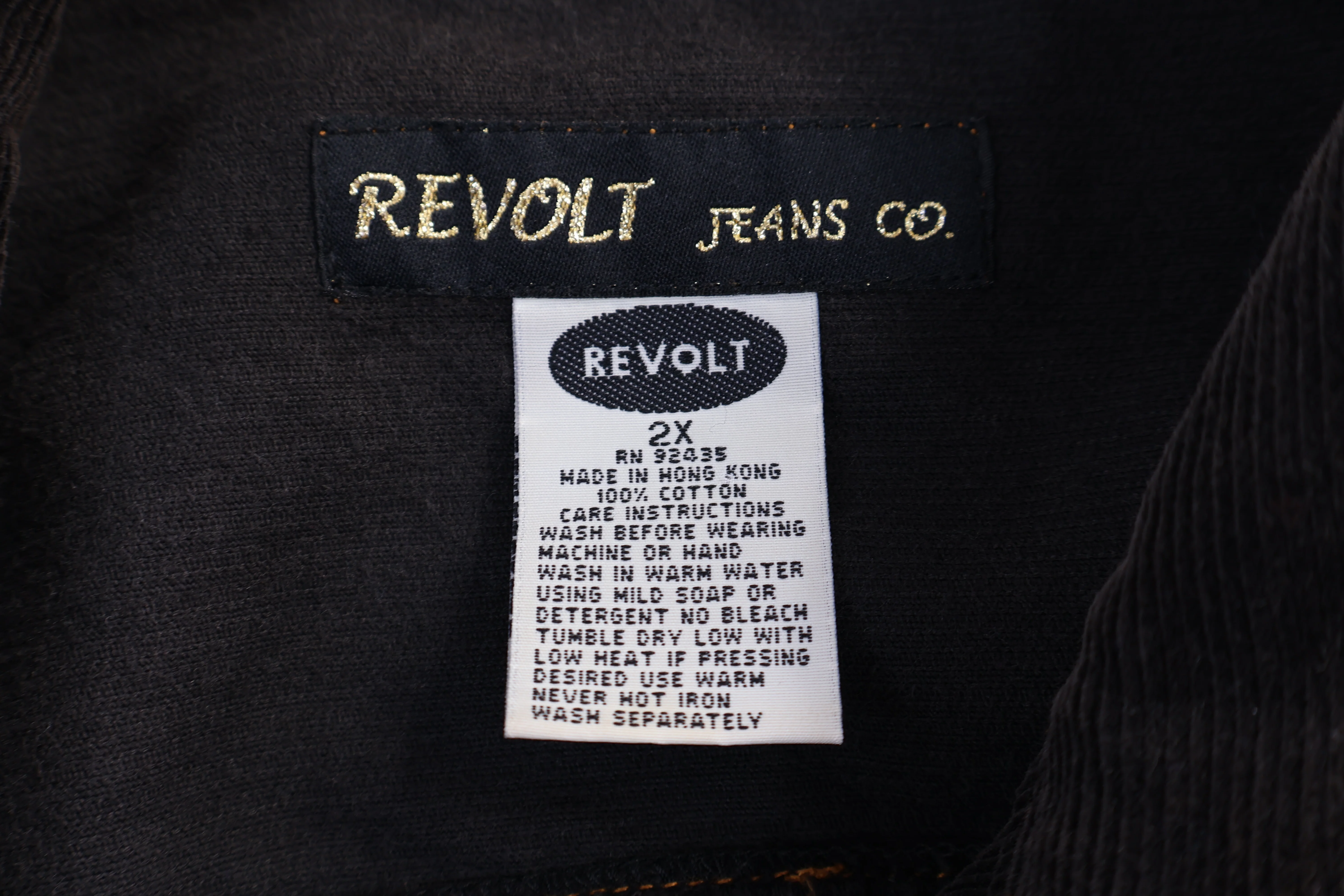 Women's Revolt Black Corduroy Jacket - Image 3