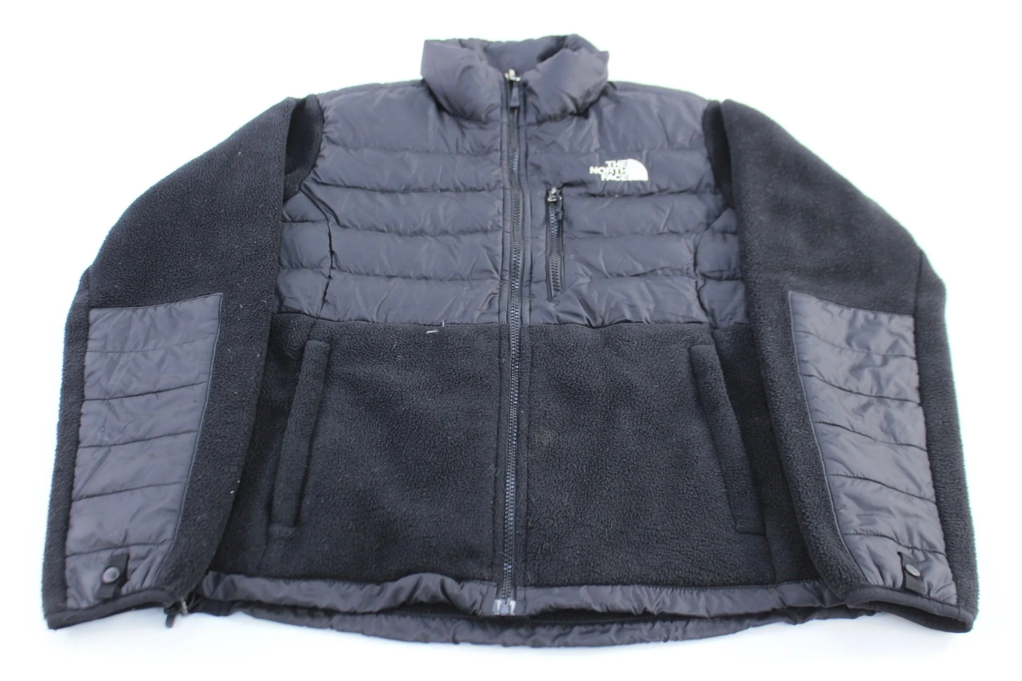Women's The North Face 550 Black Fleece Zip Up Jacket