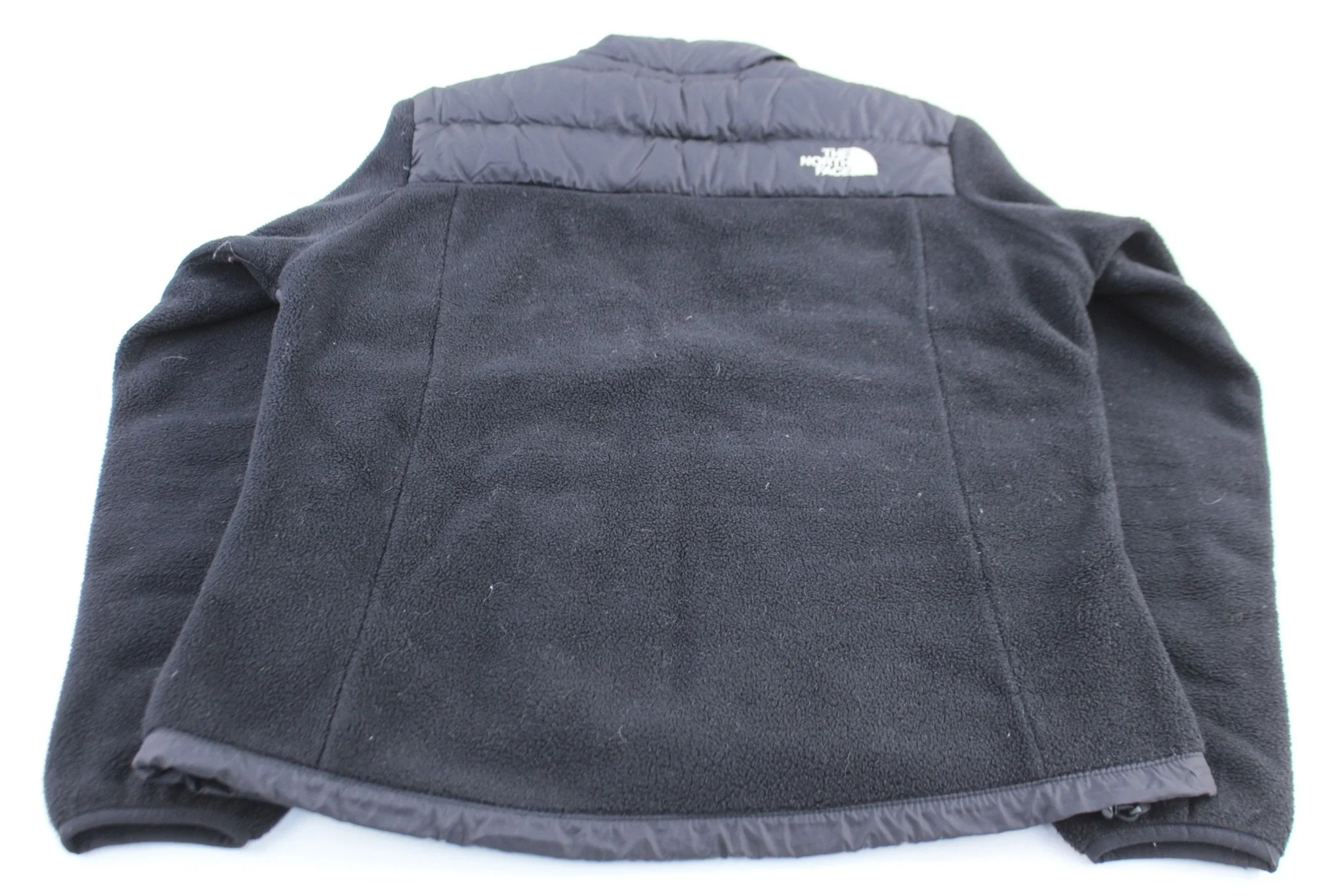 Women's The North Face 550 Black Fleece Zip Up Jacket - Image 2