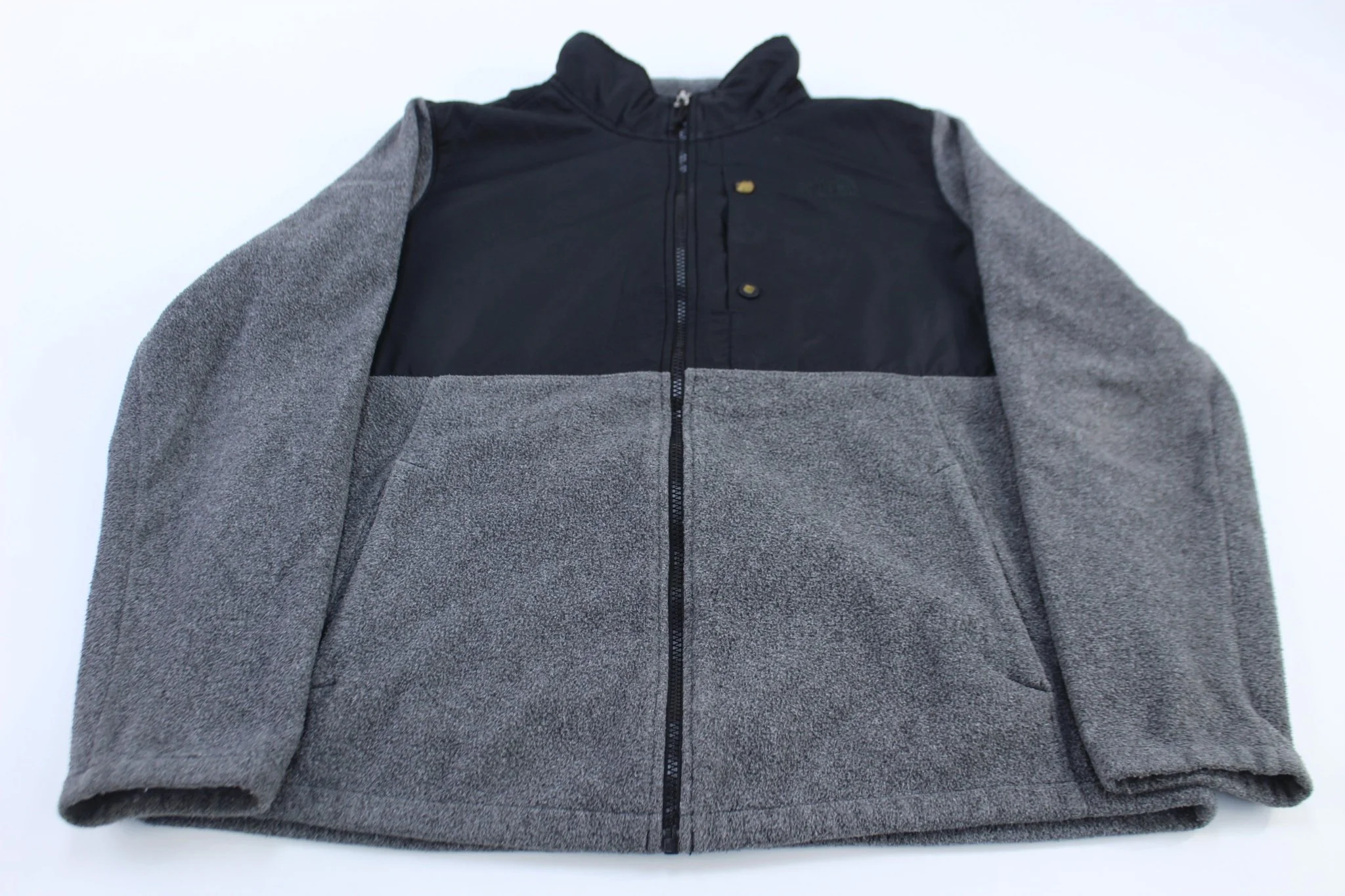 Women's The North Face Black & Grey Fleece Jacket