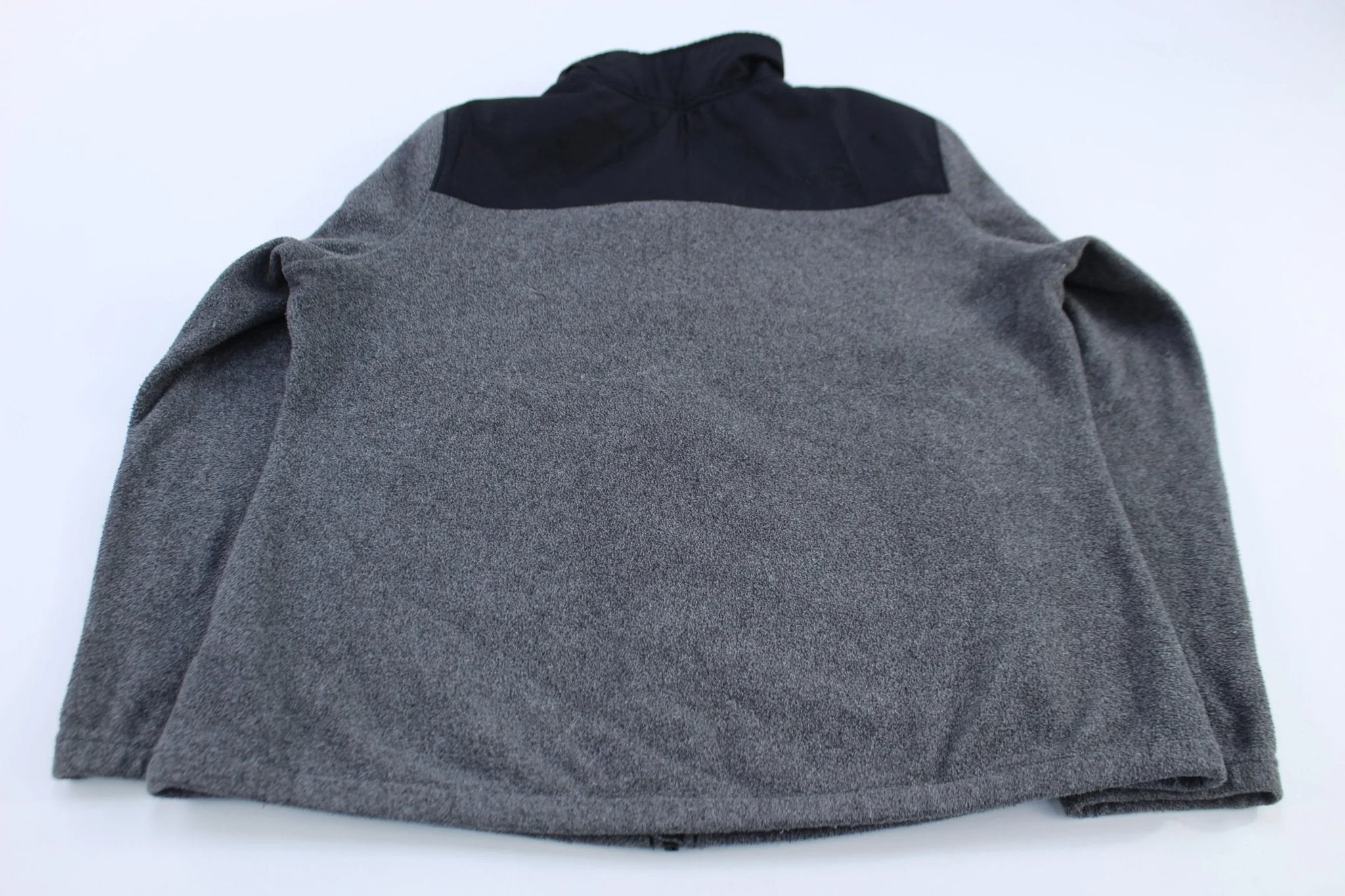 Women's The North Face Black & Grey Fleece Jacket - Image 2