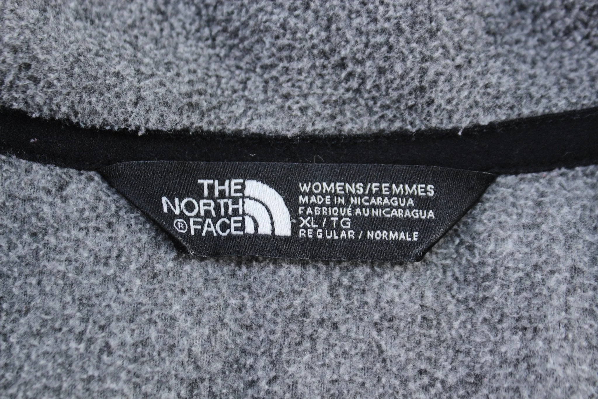 Women's The North Face Black & Grey Fleece Jacket - Image 5