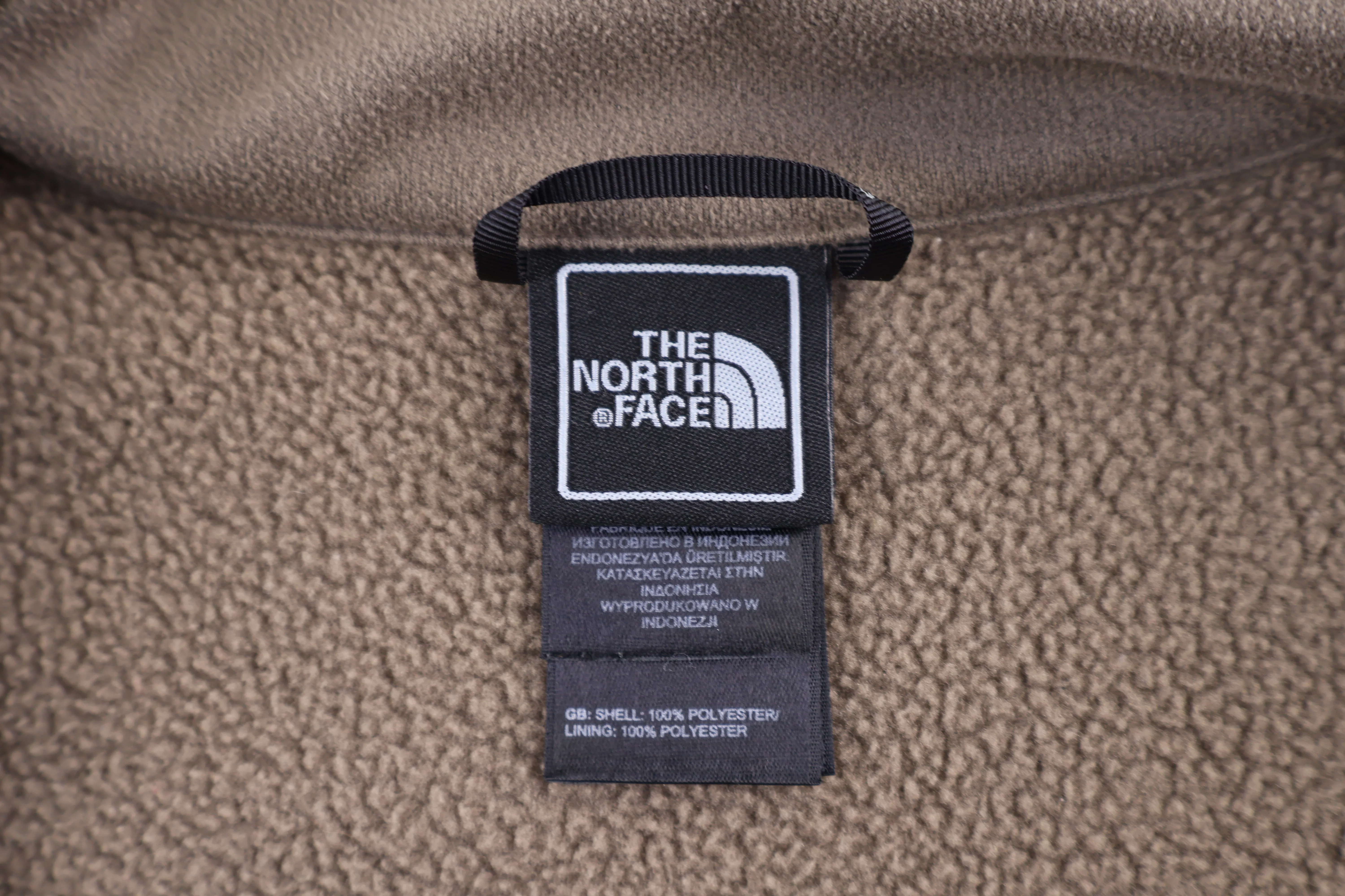 Women's The North Face Brown Fleece Jacket - Image 3