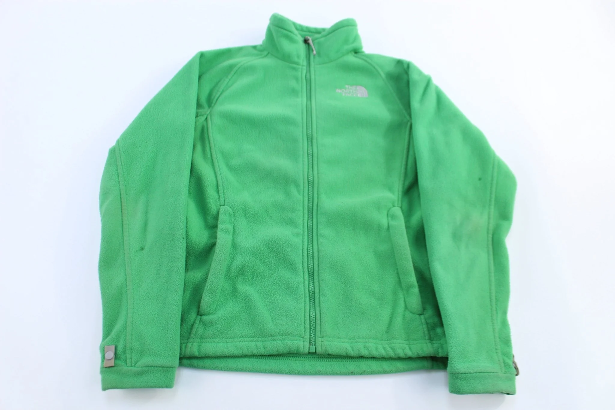 Women's The North Face Embroidered Green Full Zip Jacket