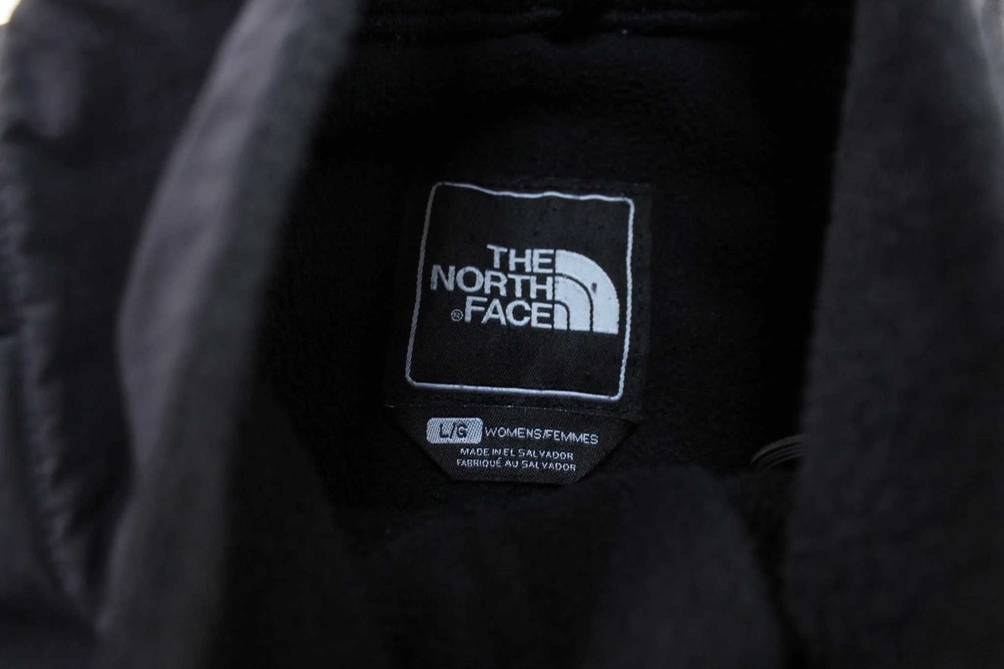 Women's The North Face Embroidered Logo Black Denali Jacket - Image 3