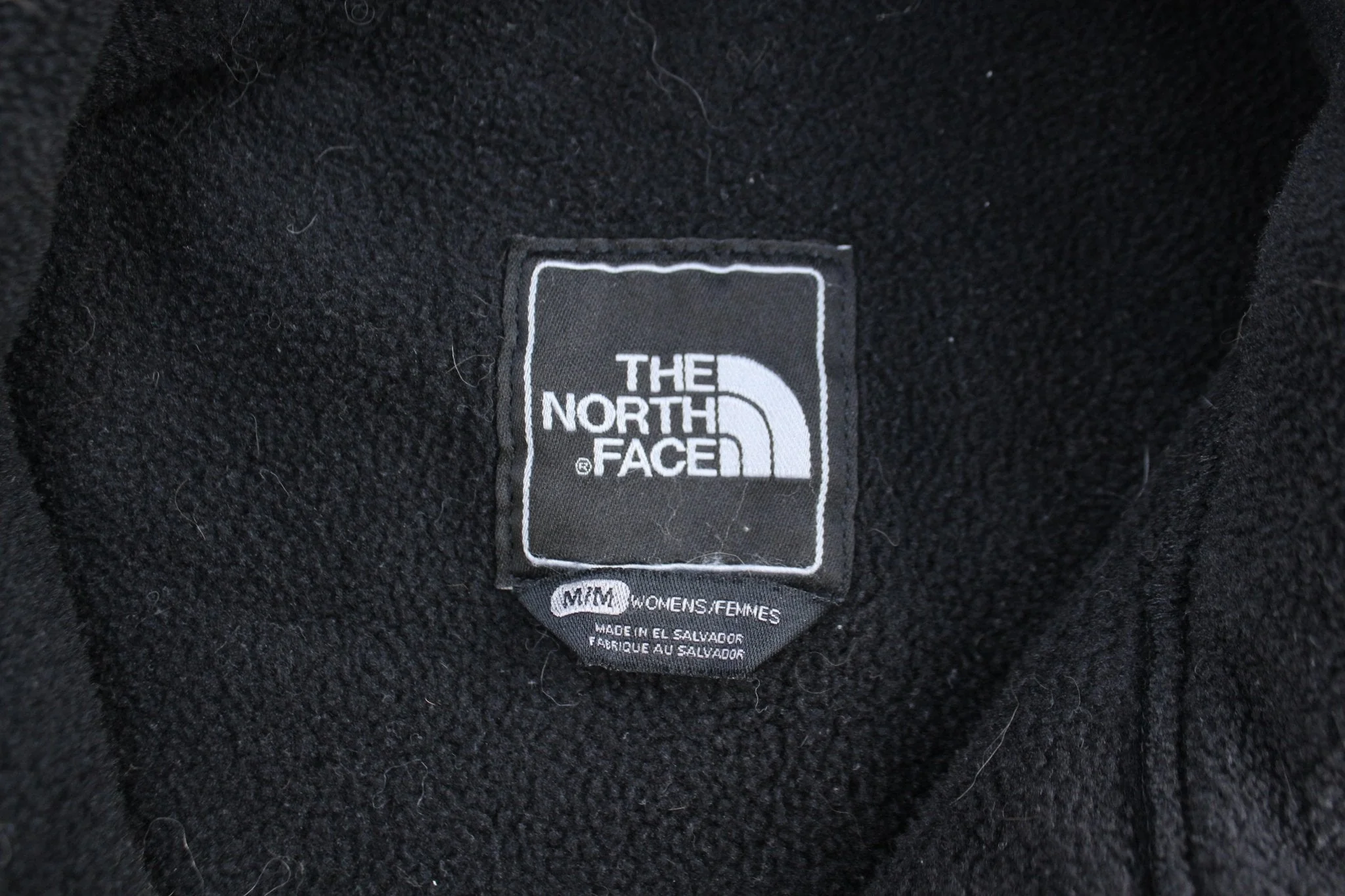 Women's The North Face Embroidered Logo Black Denali Jacket - Image 3