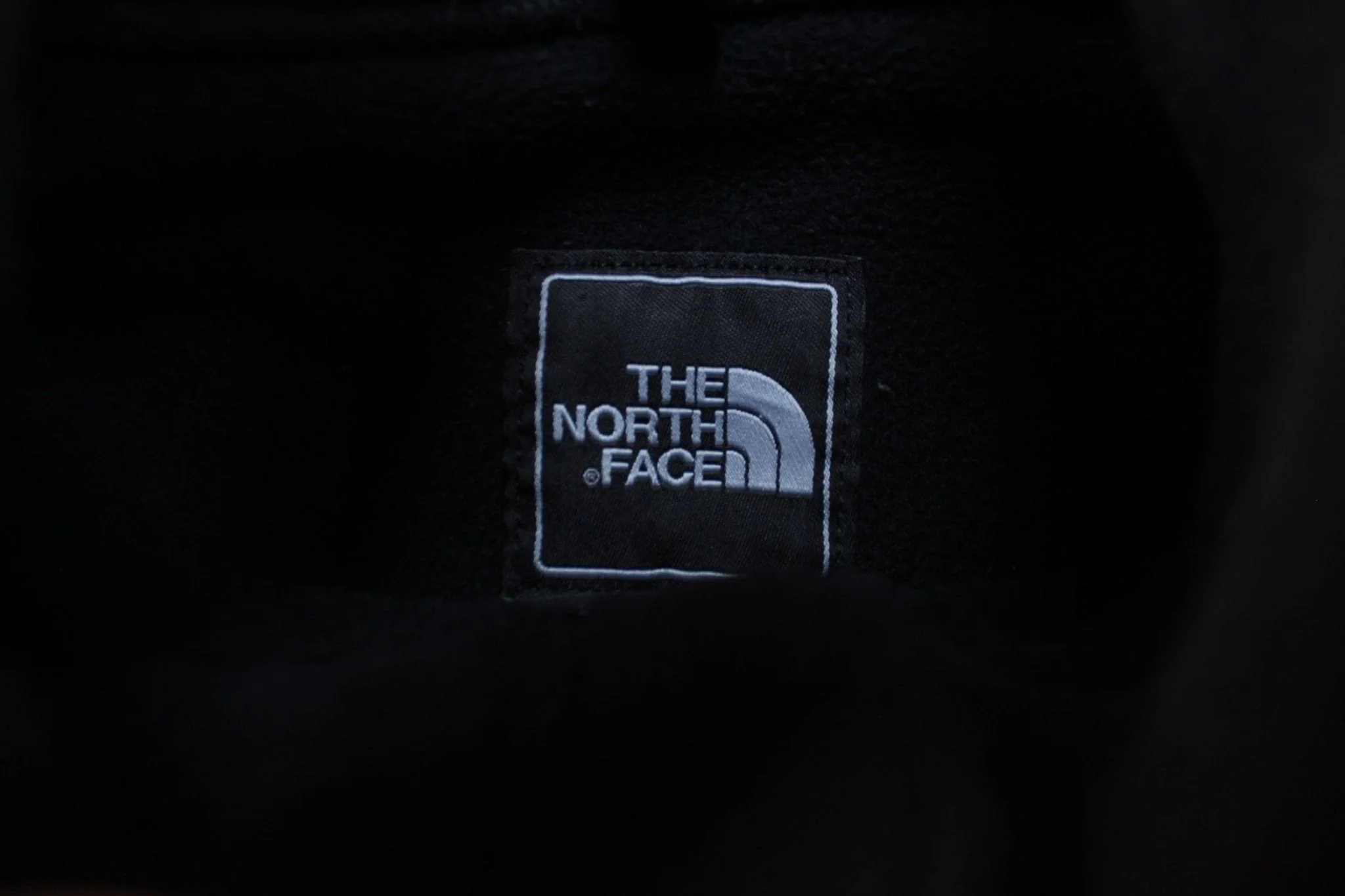 Women's The North Face Embroidered Logo Black Denali Jacket - Image 3
