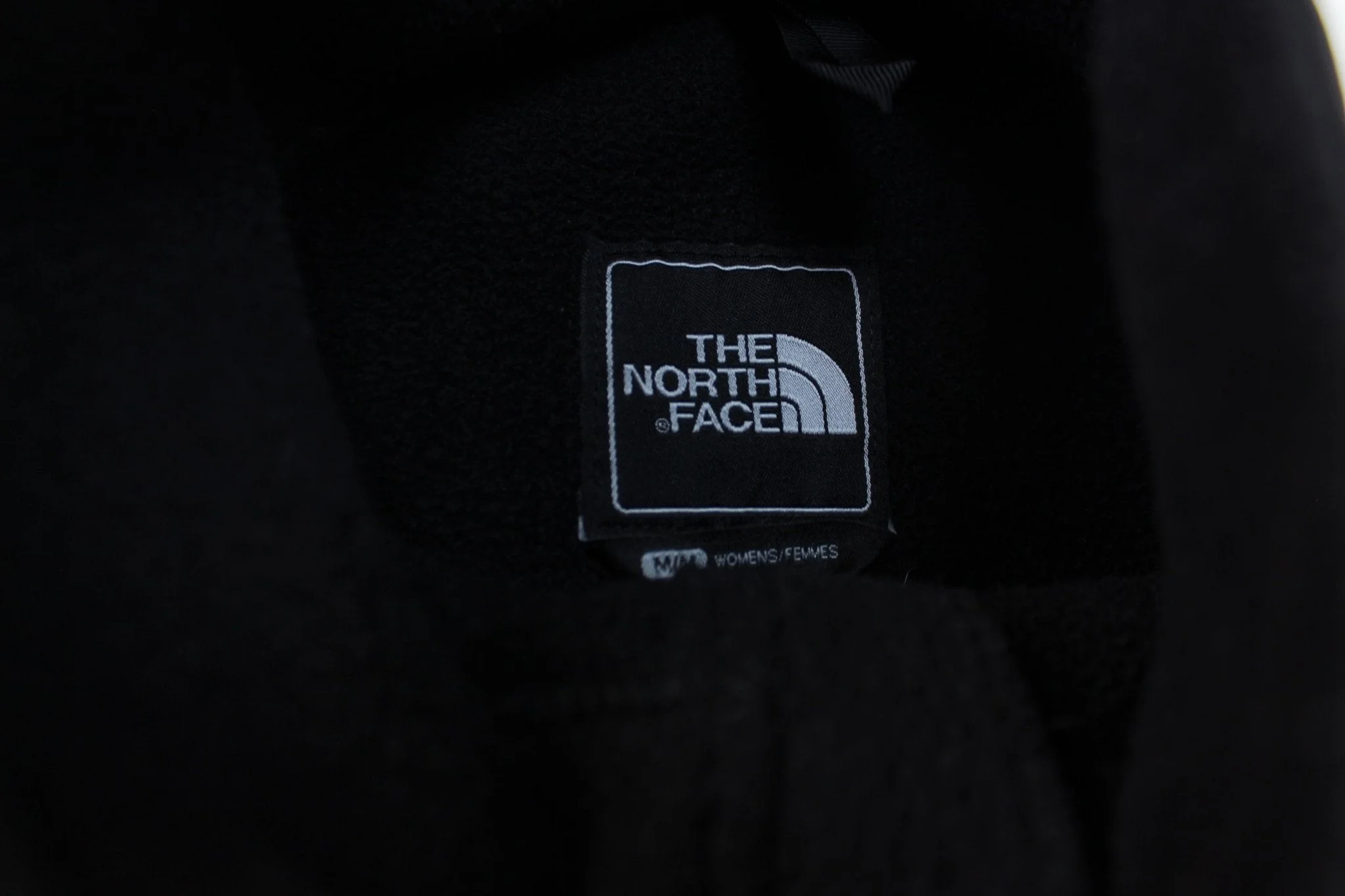 Women's The North Face Embroidered Logo Black Denali Jacket - Image 3