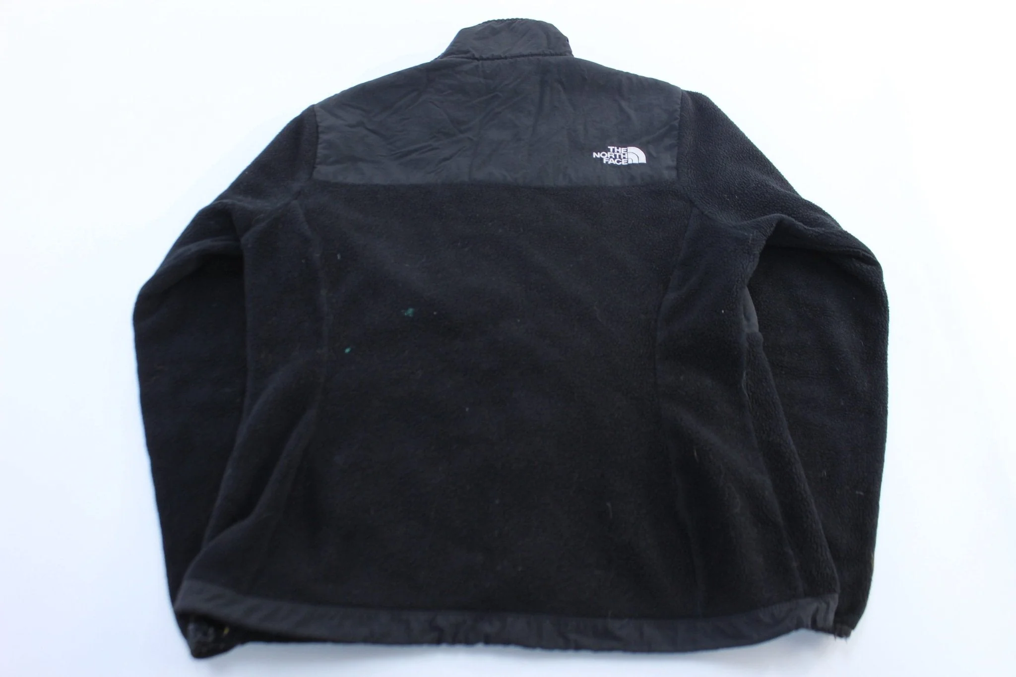 Women's The North Face Embroidered Logo Black Fleece Jacket - Image 2