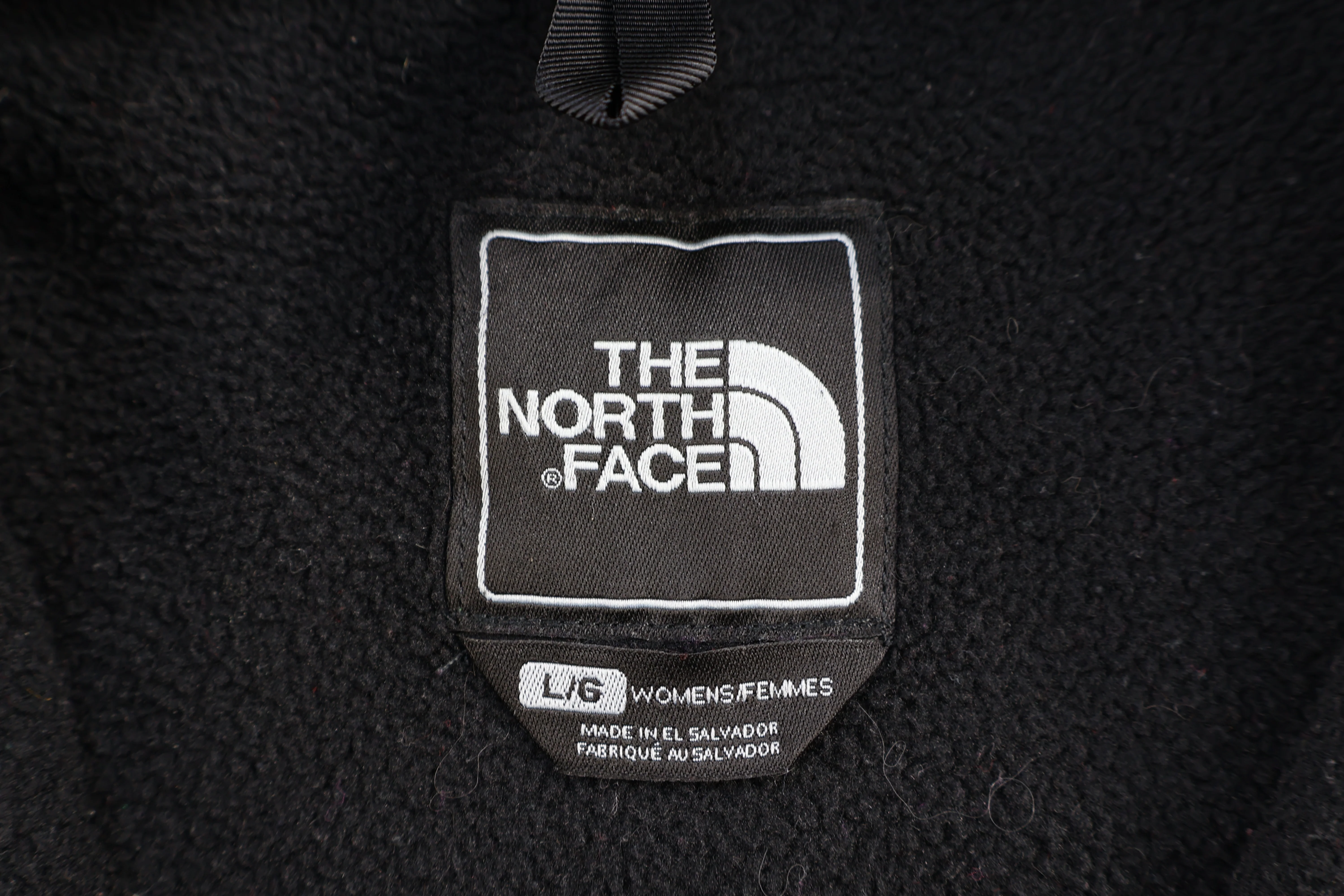 Women's The North Face Embroidered Logo Black Full Zip Jacket - Image 4