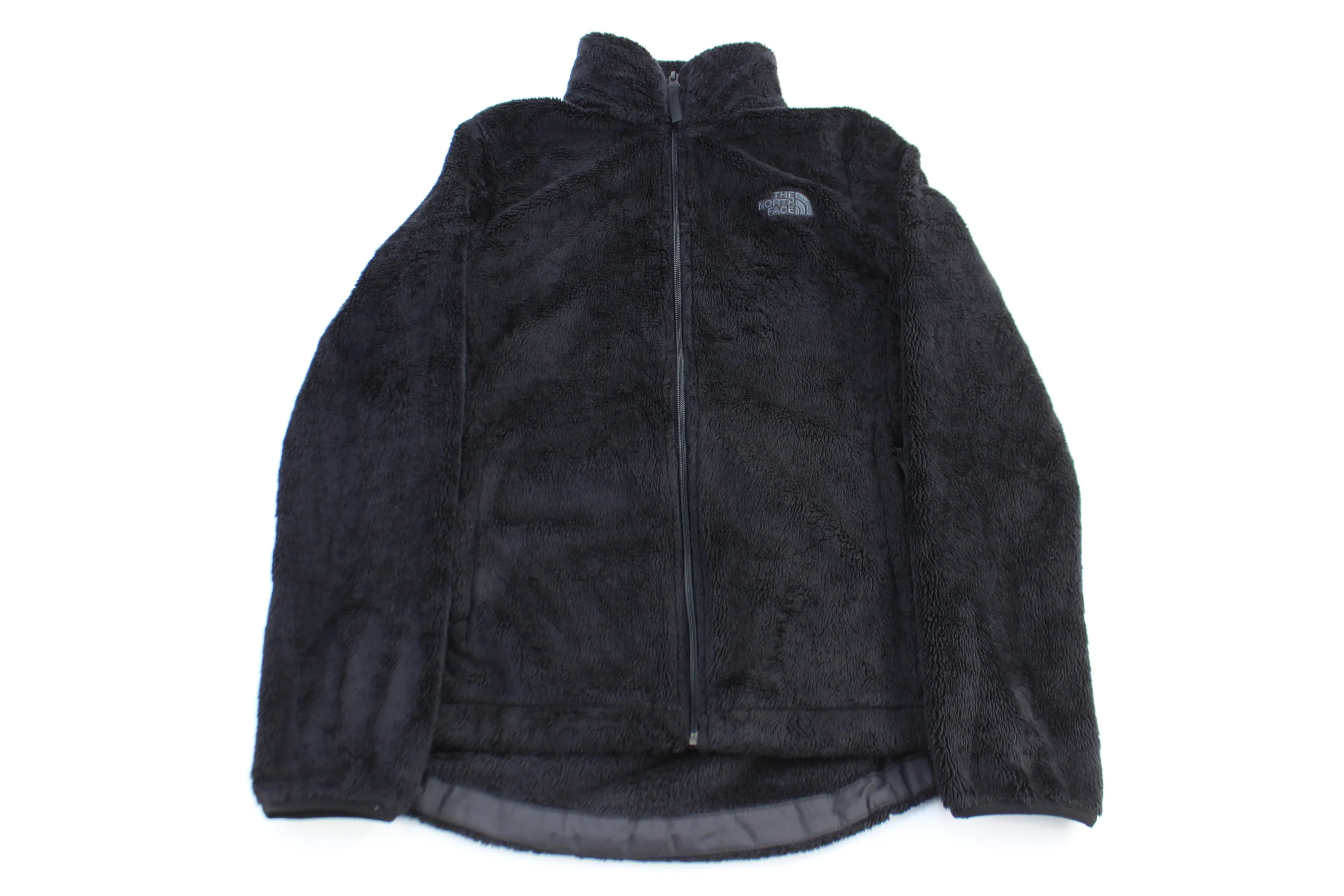 Women's The North Face Embroidered Logo Black Full Zip Jacket