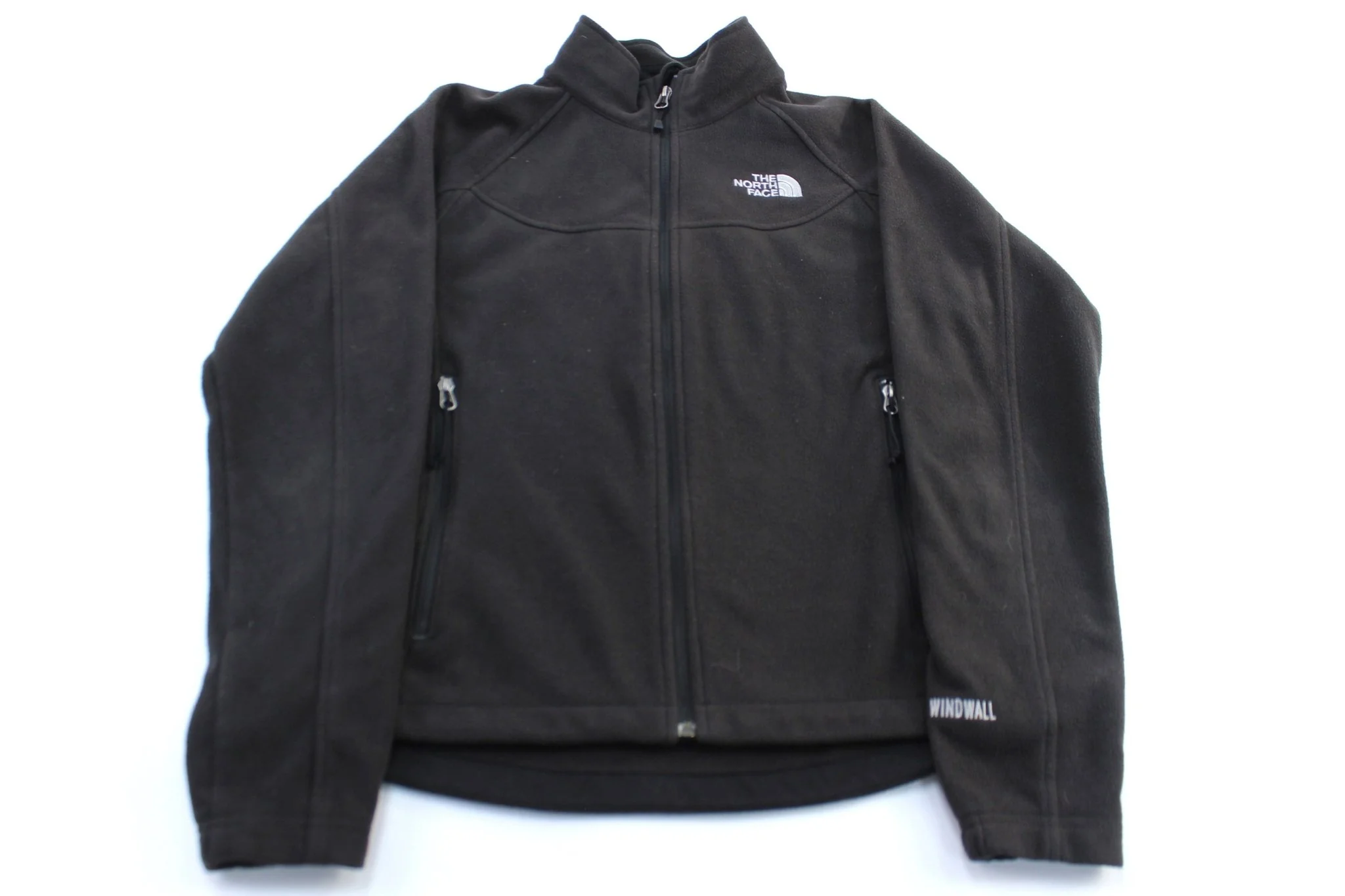 Women's The North Face Embroidered Logo Black WindWall Jacket
