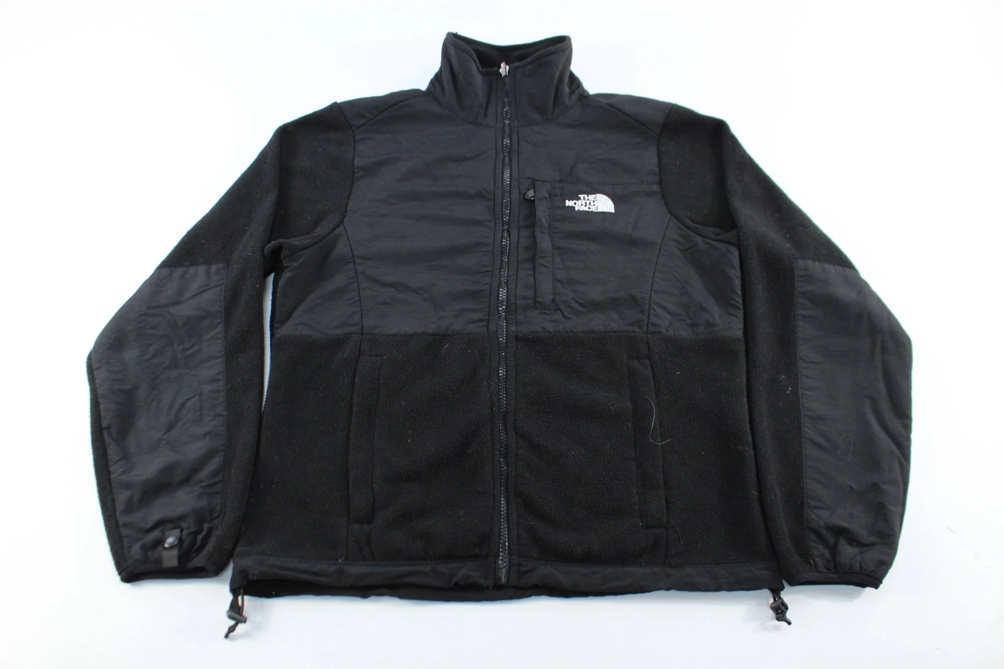 Women's The North Face Embroidered Logo Black Zip Up Jacket