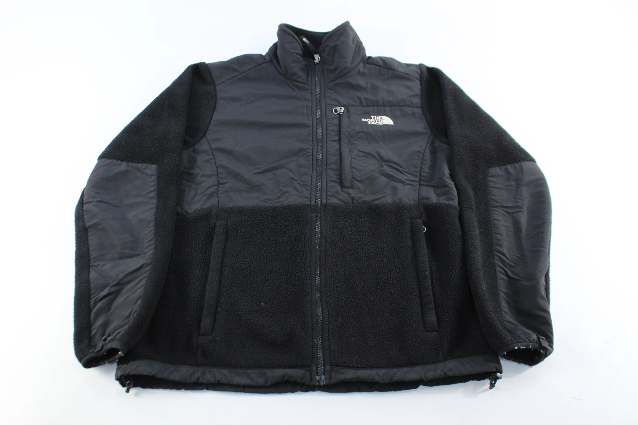Women's The North Face Embroidered Logo Black Zip Up Jacket