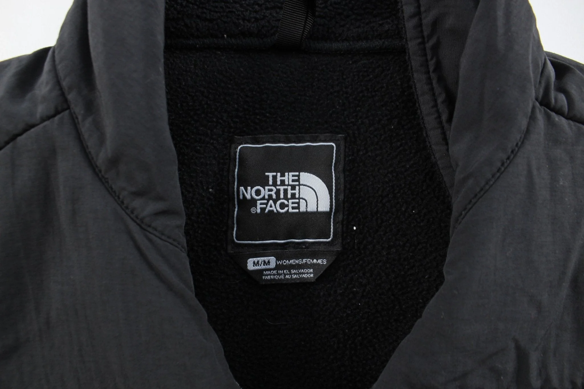 Women's The North Face Embroidered Logo Black Zip Up Jacket - Image 3