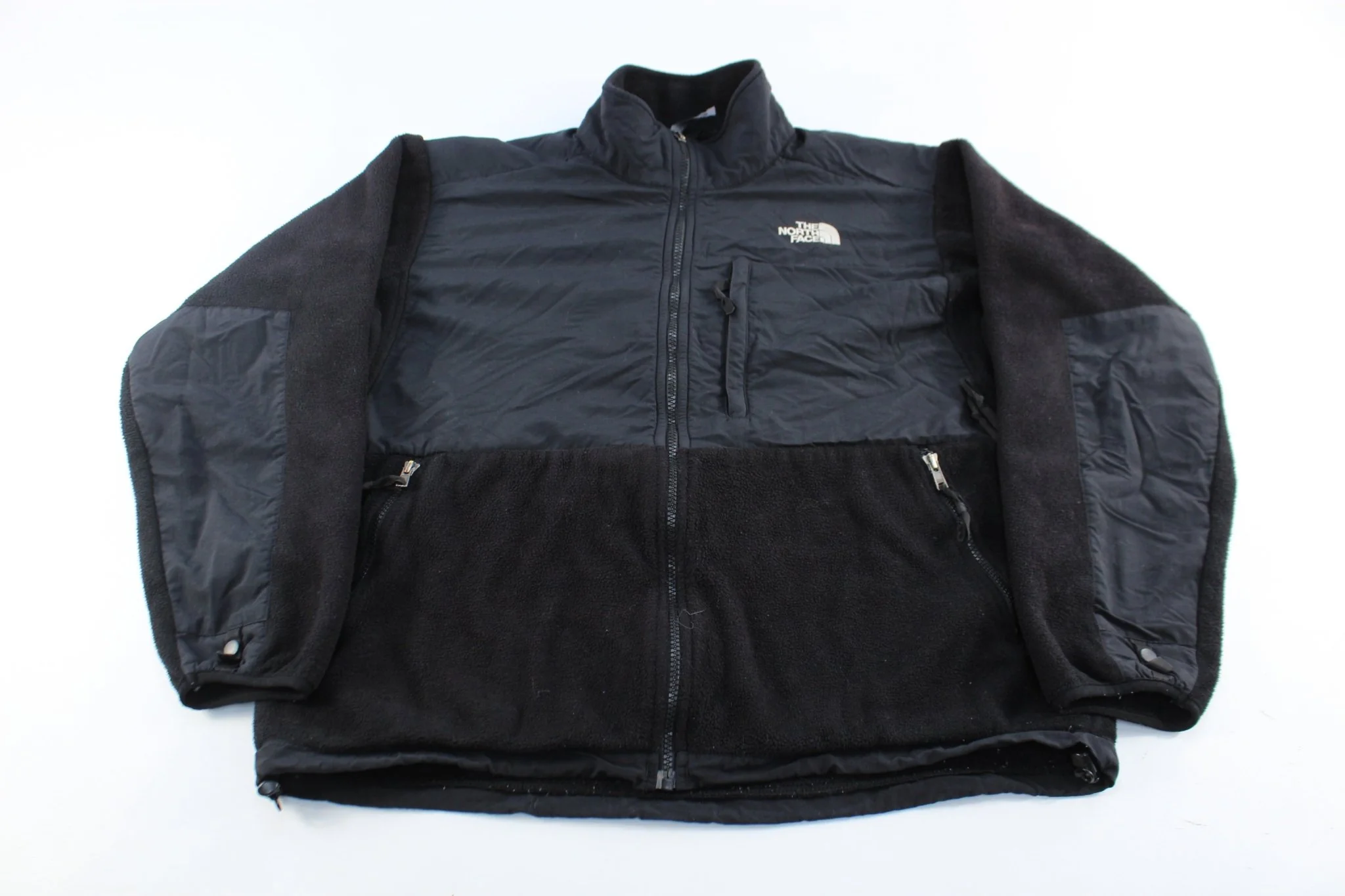 Women's The North Face Embroidered Logo Black Zip Up Jacket