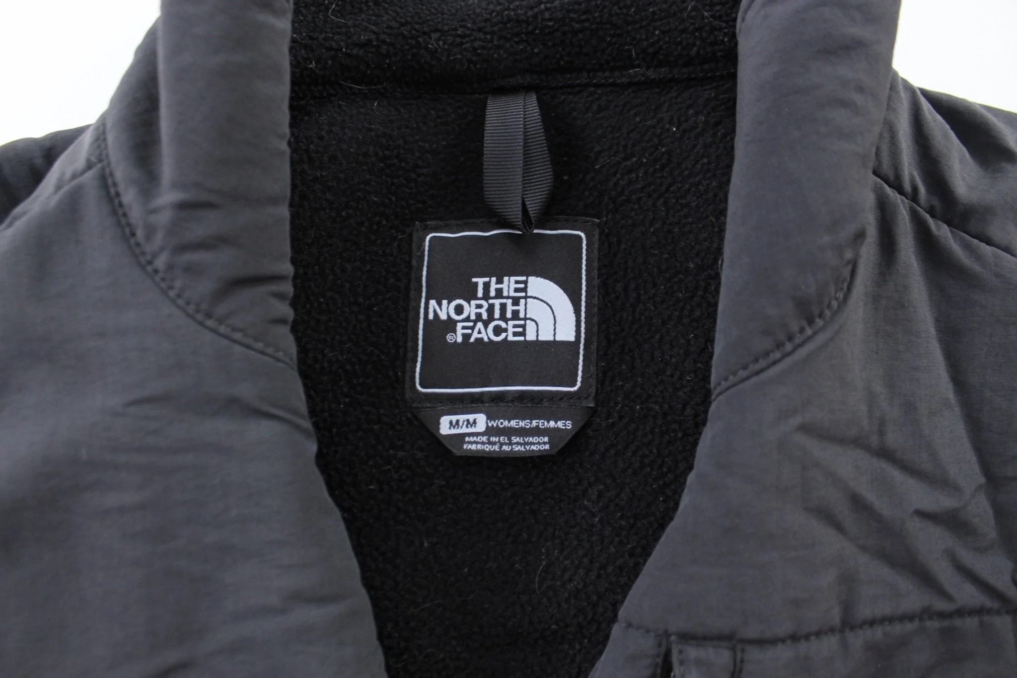 Women's The North Face Embroidered Logo Black Zip Up Jacket - Image 3