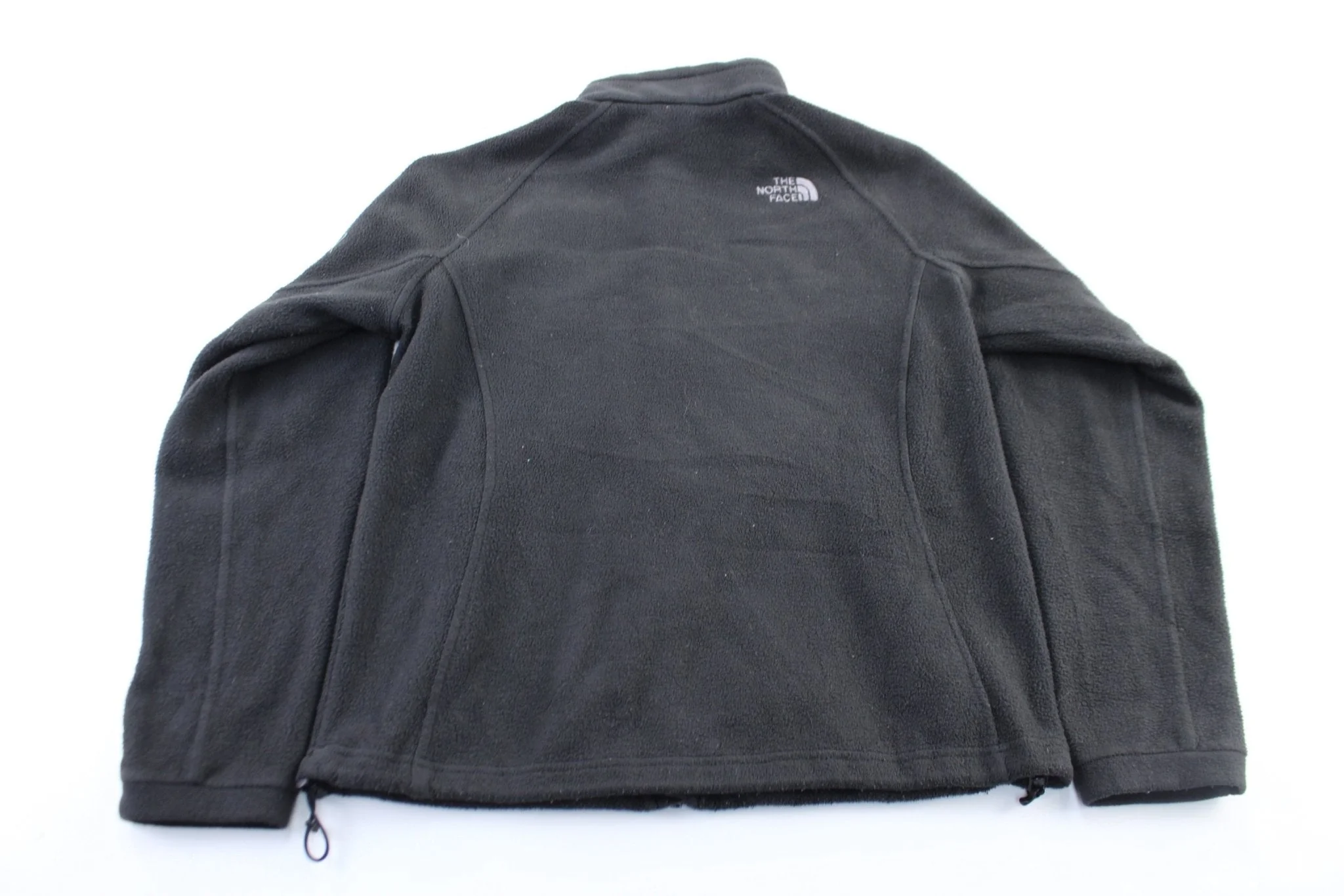 Women's The North Face Embroidered Logo Black Zip Up Jacket - Image 2