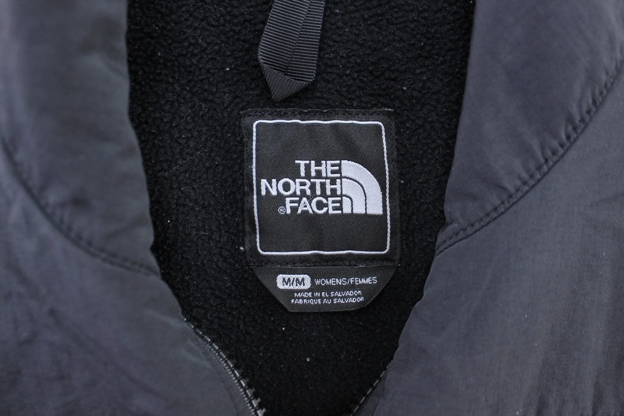 Women's The North Face Embroidered Logo Black Zip Up Jacket - Image 3