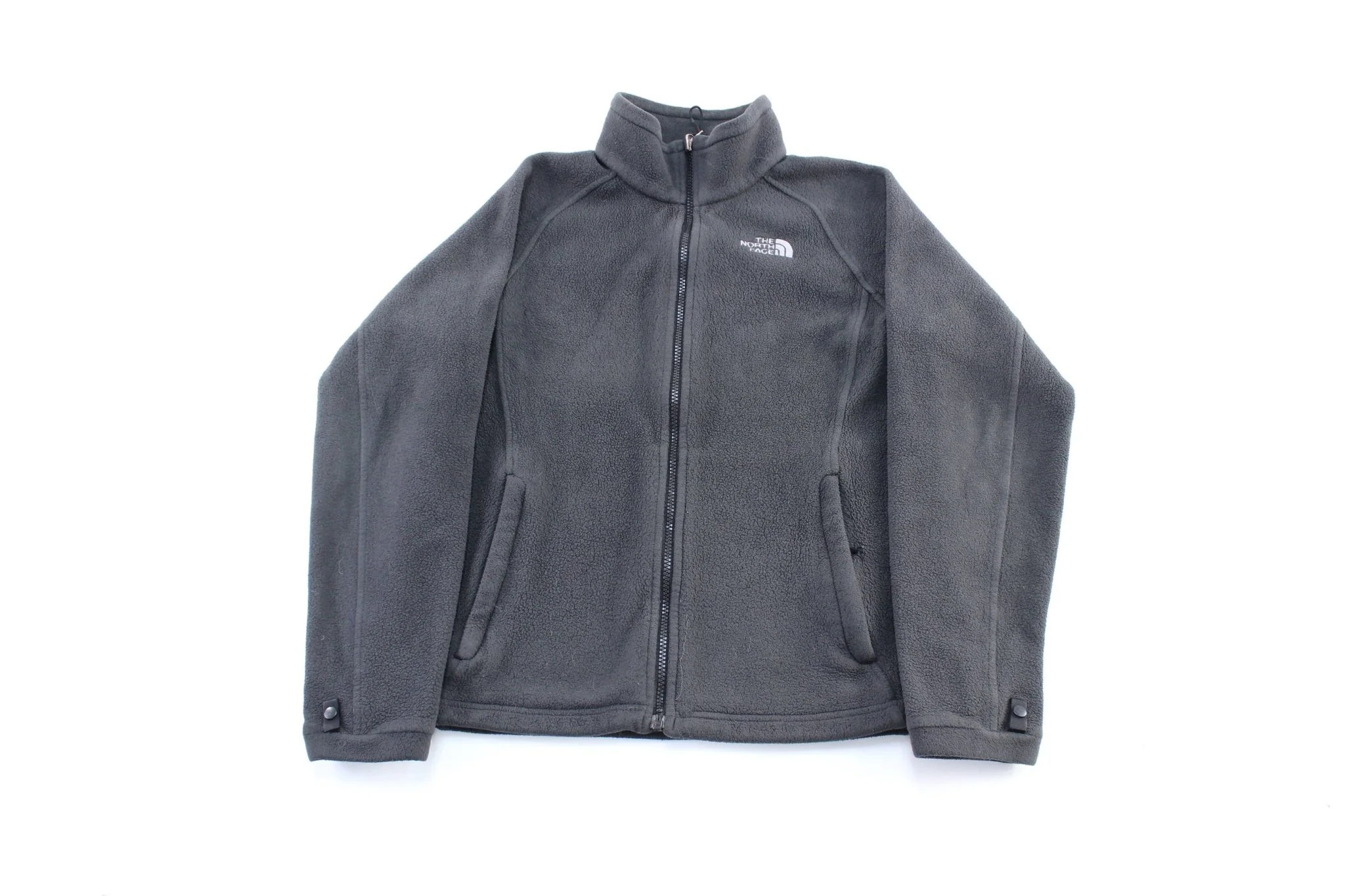 Women's The North Face Embroidered Logo Black Zip Up Jacket