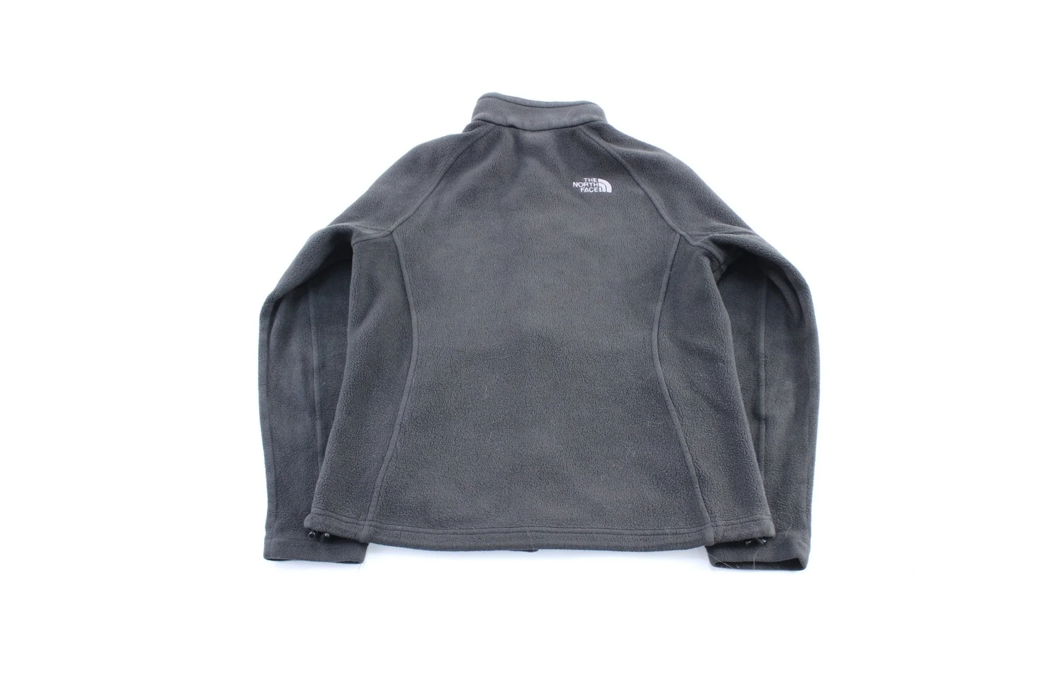 Women's The North Face Embroidered Logo Black Zip Up Jacket - Image 2