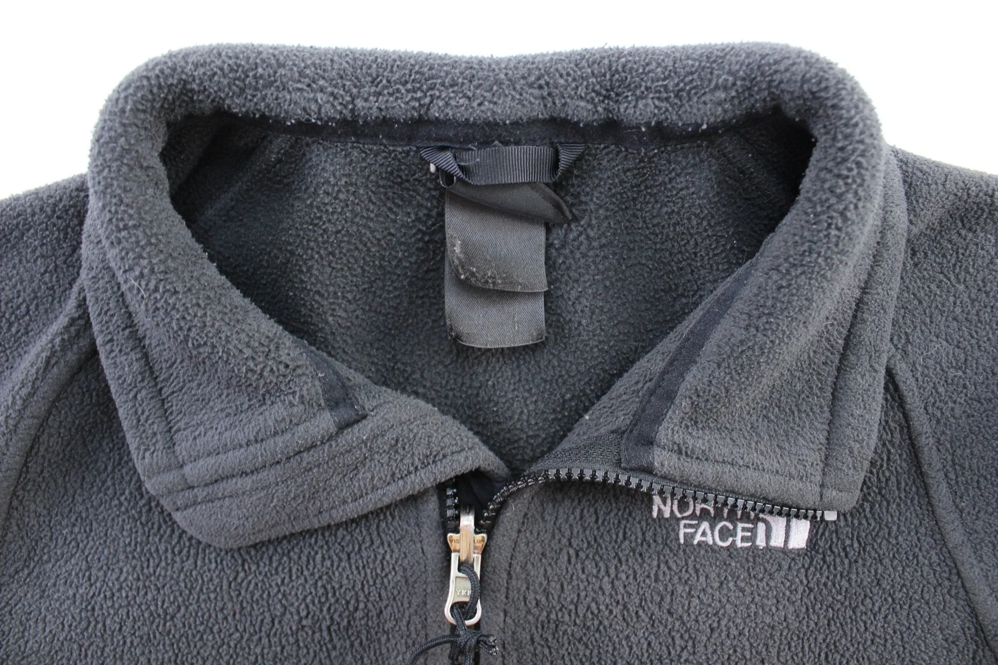 Women's The North Face Embroidered Logo Black Zip Up Jacket - Image 3