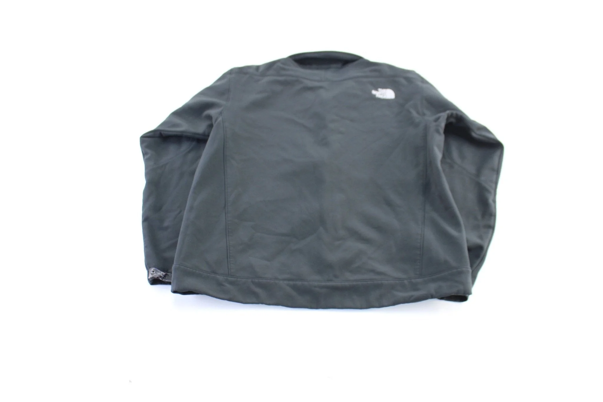 Women's The North Face Embroidered Logo Black Zip Up Jacket - Image 2