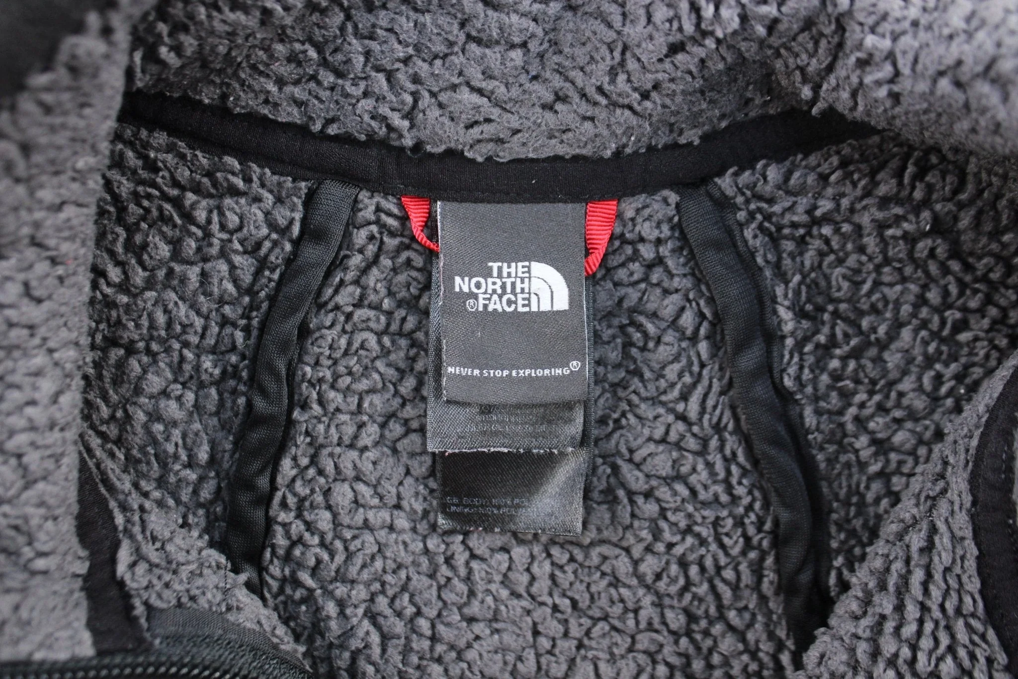 Women's The North Face Embroidered Logo Black Zip Up Jacket - Image 3