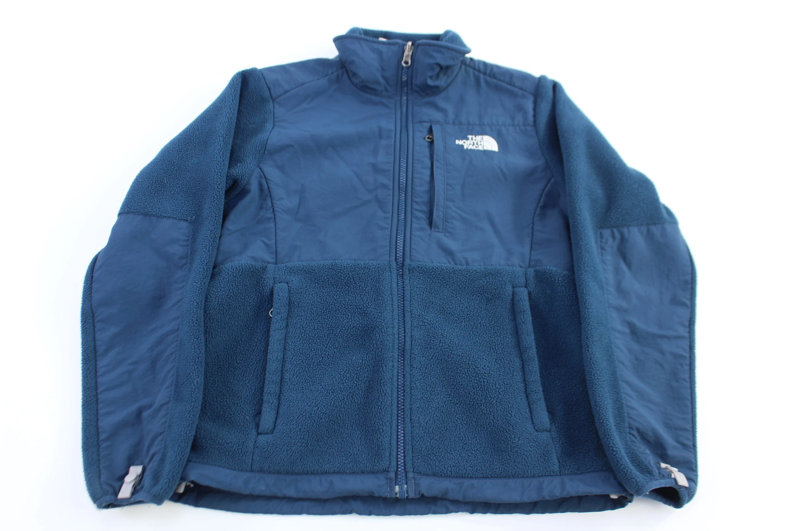 Women's The North Face Embroidered Logo Blue Full Zip Jacket