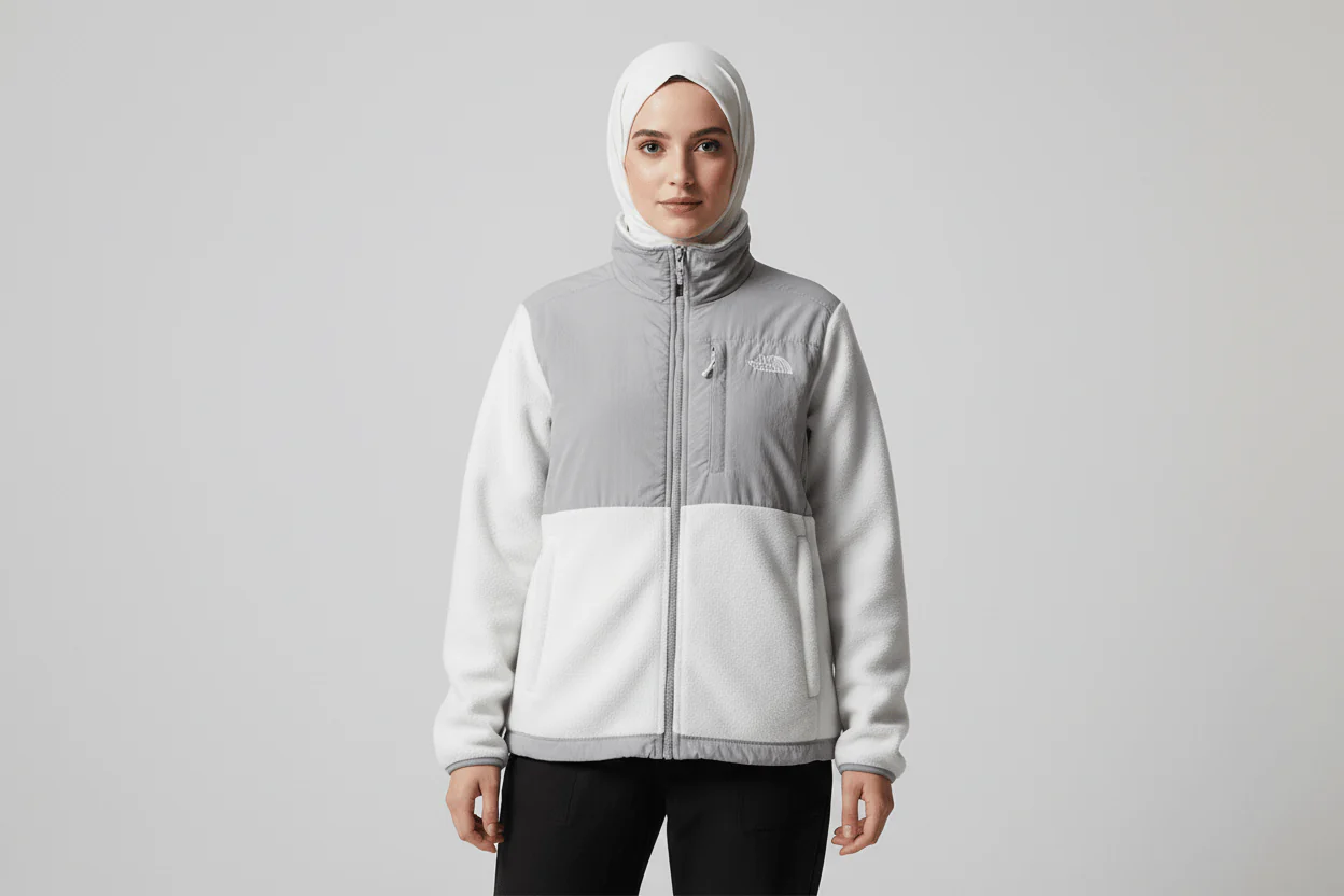 Women's The North Face Embroidered Logo Fleece Jacket
