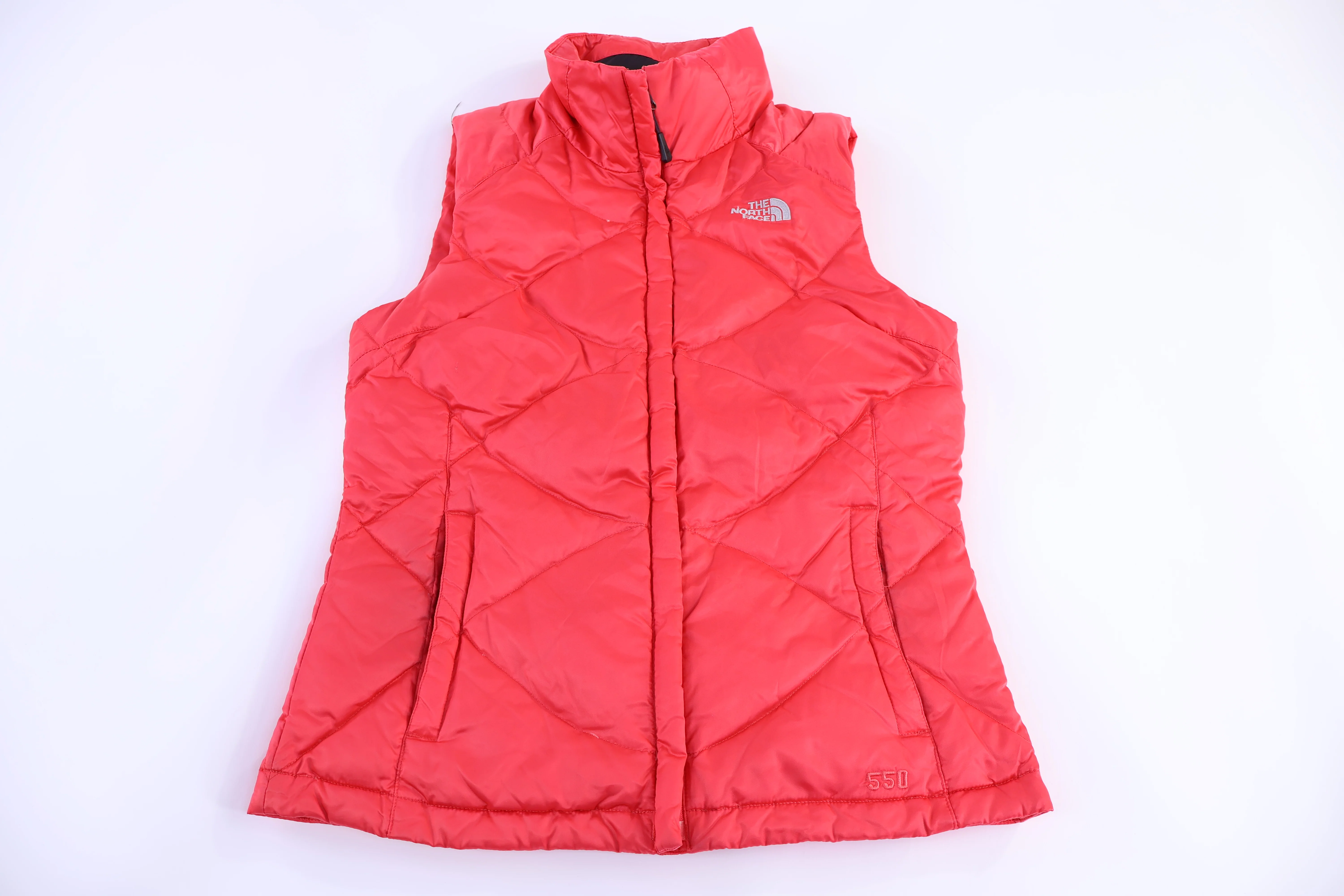 Women's The North Face Embroidered Logo Full Zip Puffer Vest