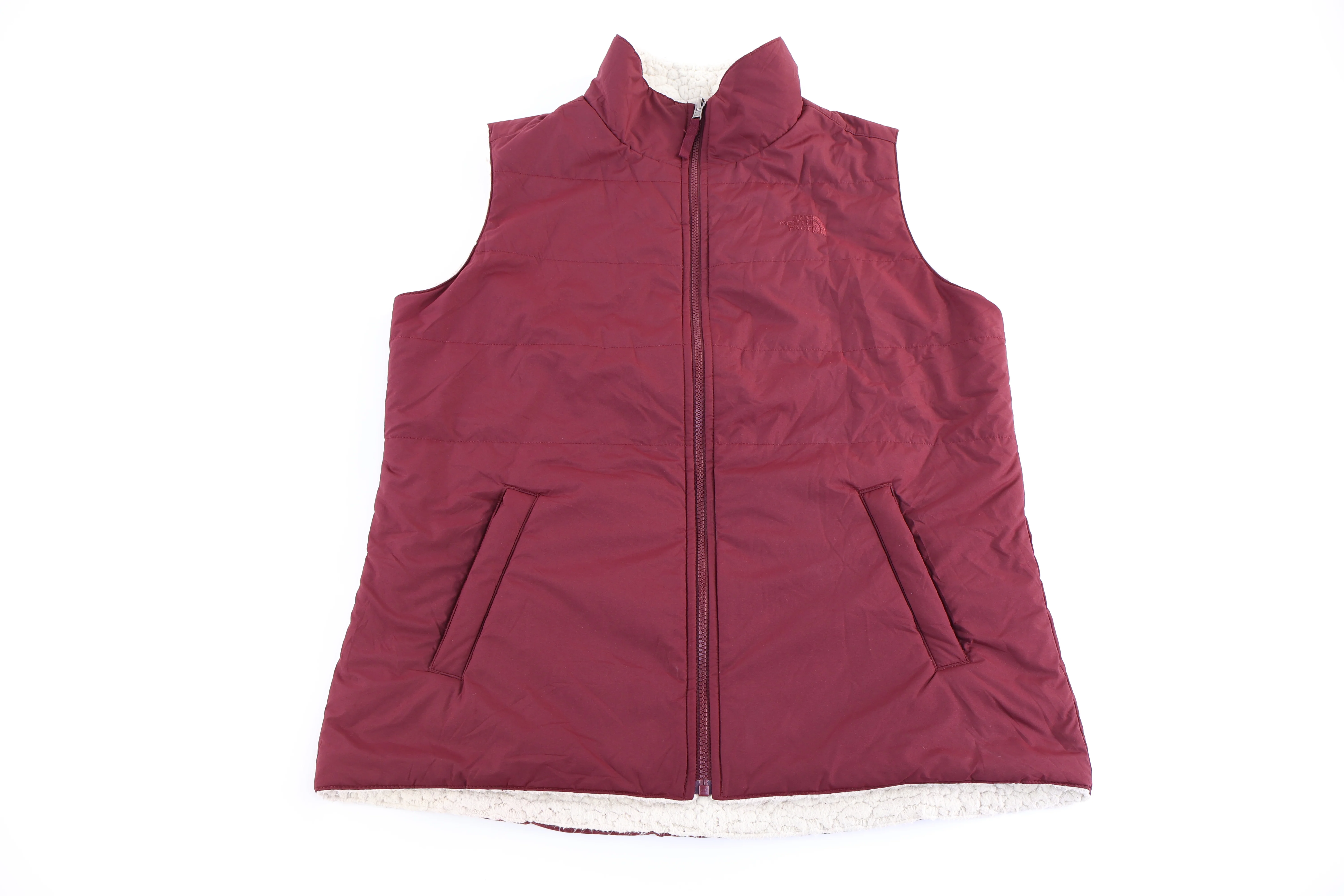 Women's The North Face Embroidered Logo Full Zip Reversible Vest - Image 4