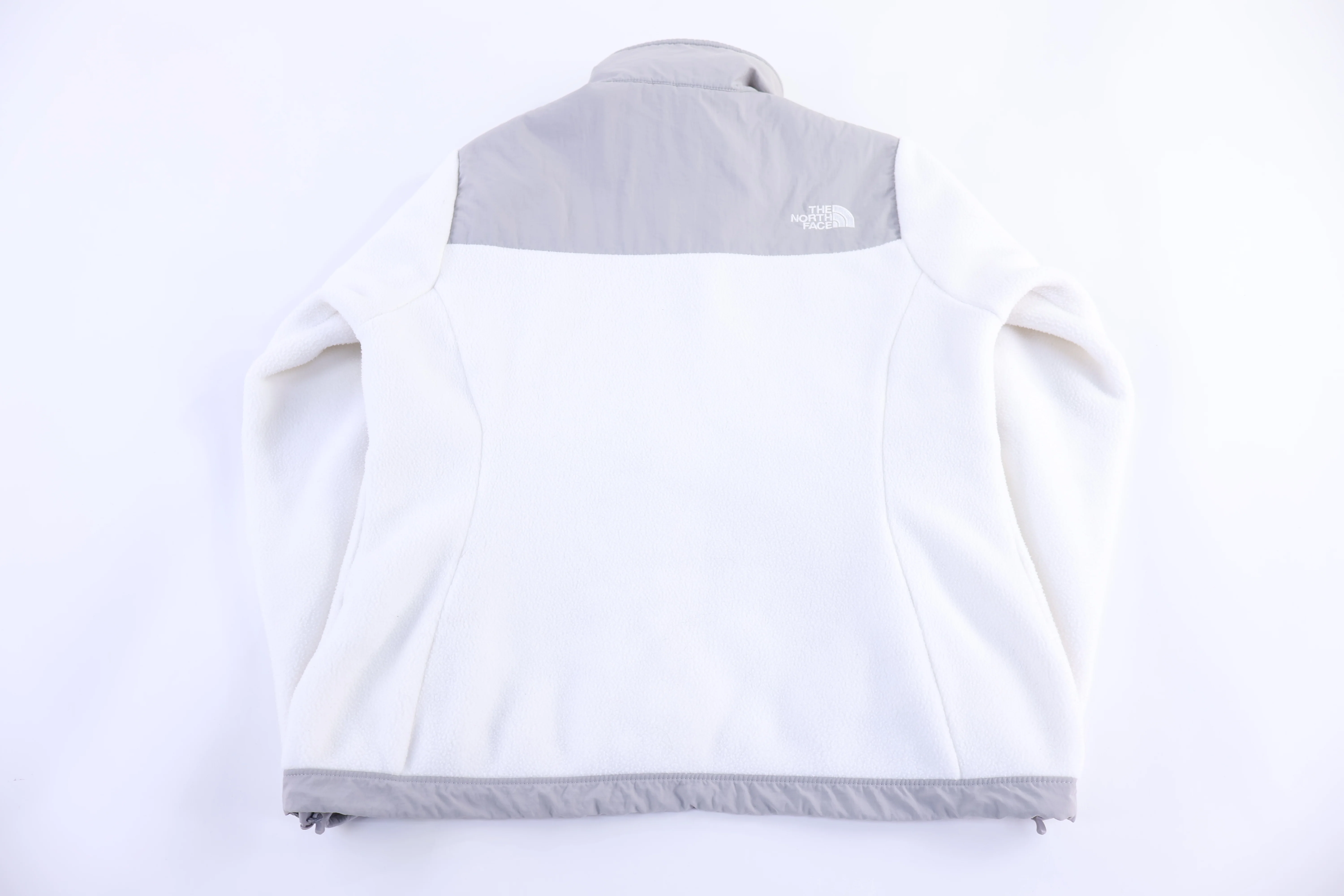 Women's The North Face Embroidered Logo Grey & White Jacket - Image 2