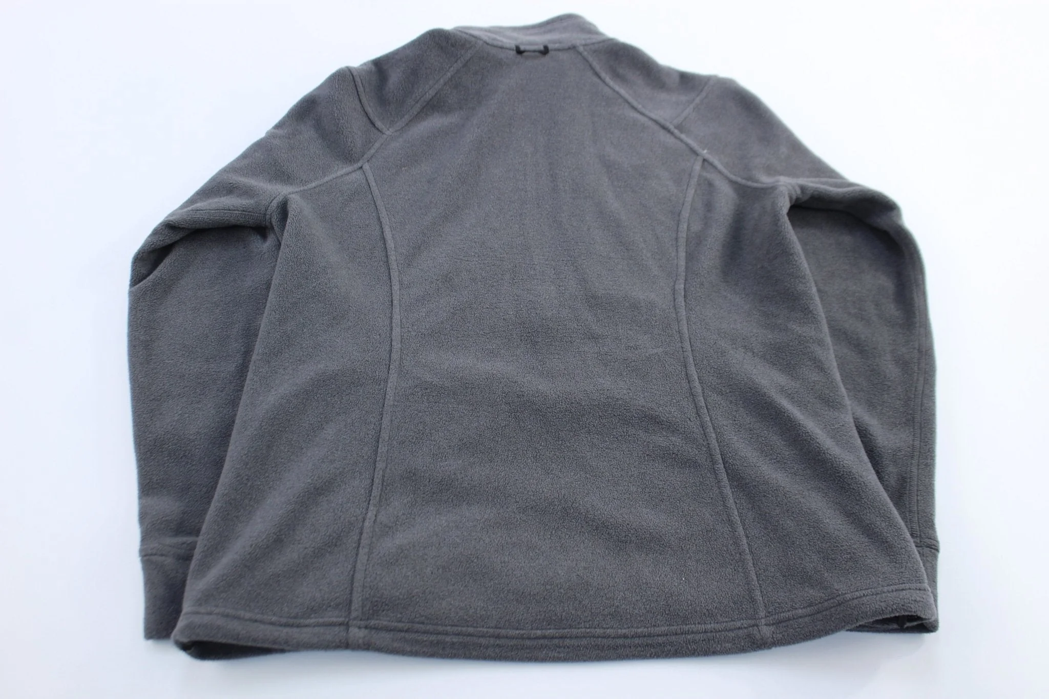 Women's The North Face Embroidered Logo Grey Zip Up Jacket - Image 2