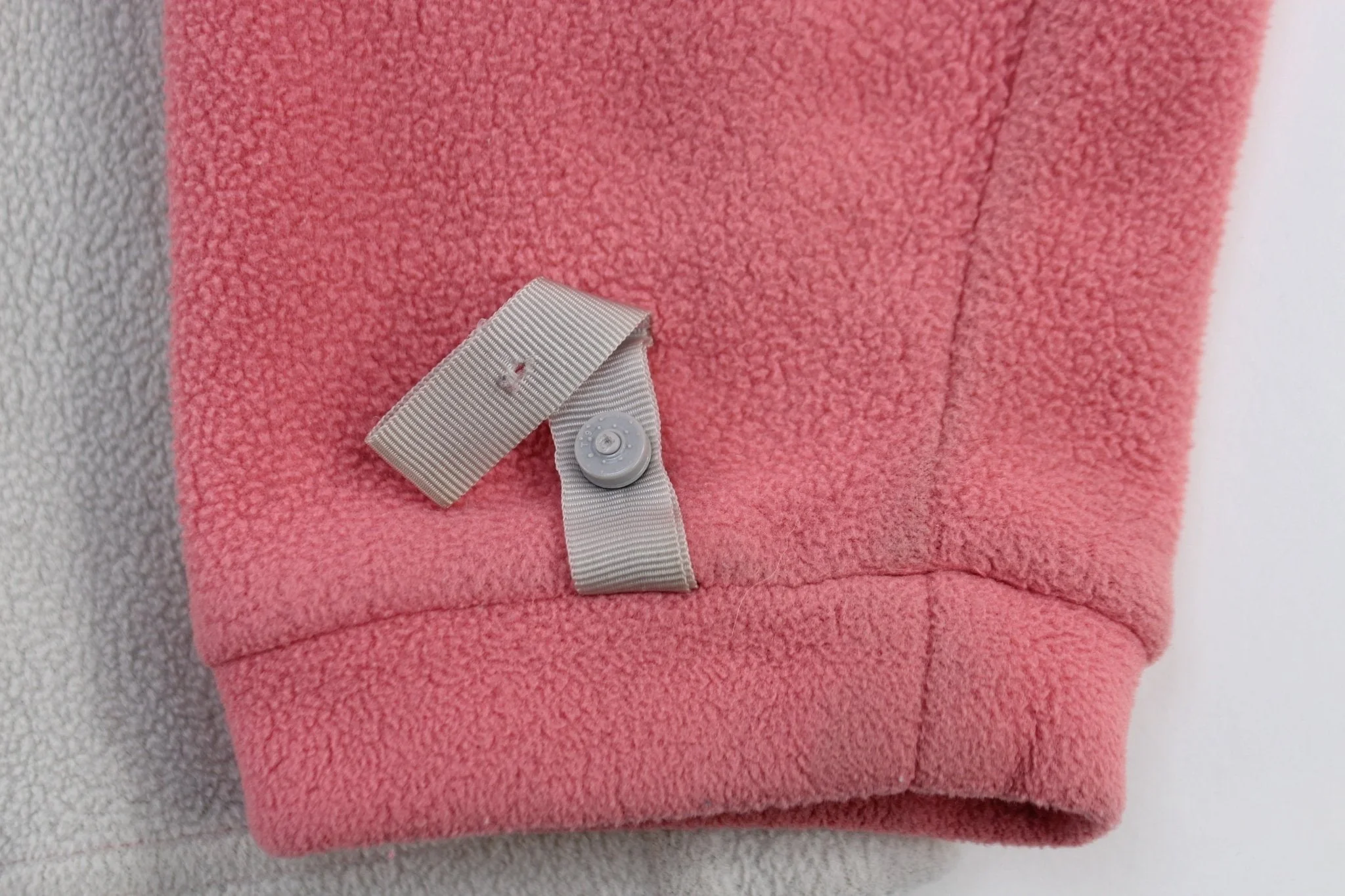 Women's The North Face Embroidered Logo Pink & Grey Full Zip Jacket - Image 4
