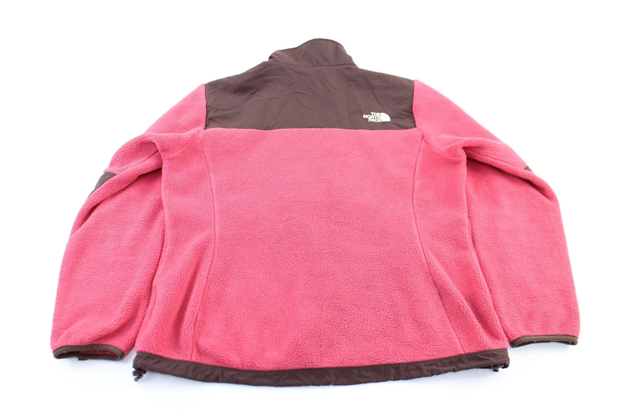 Women's The North Face Embroidered Logo Pink Zip Up Jacket - Image 2