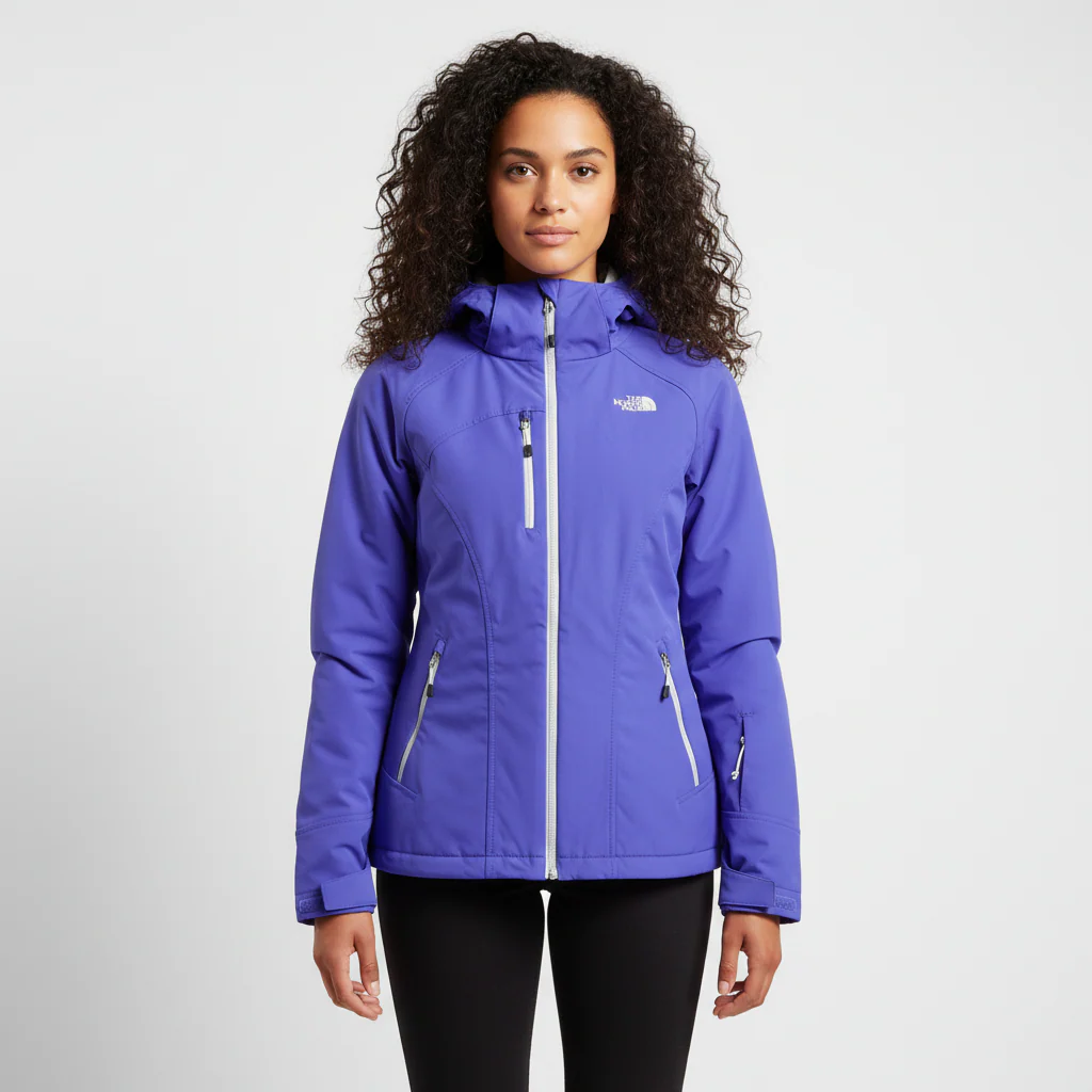 Women's The North Face Embroidered Logo Purple Jacket