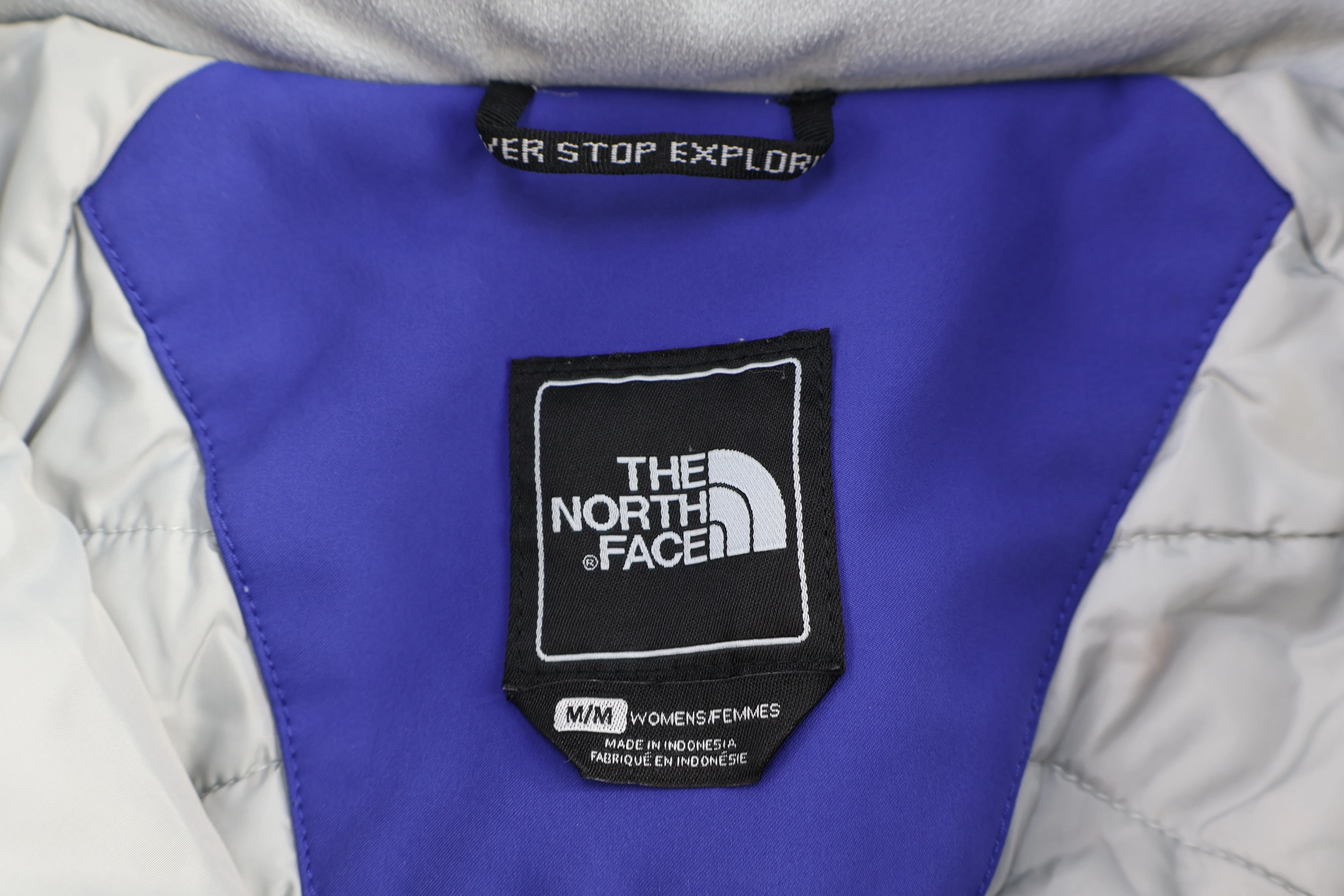 Women's The North Face Embroidered Logo Purple Jacket - Image 4
