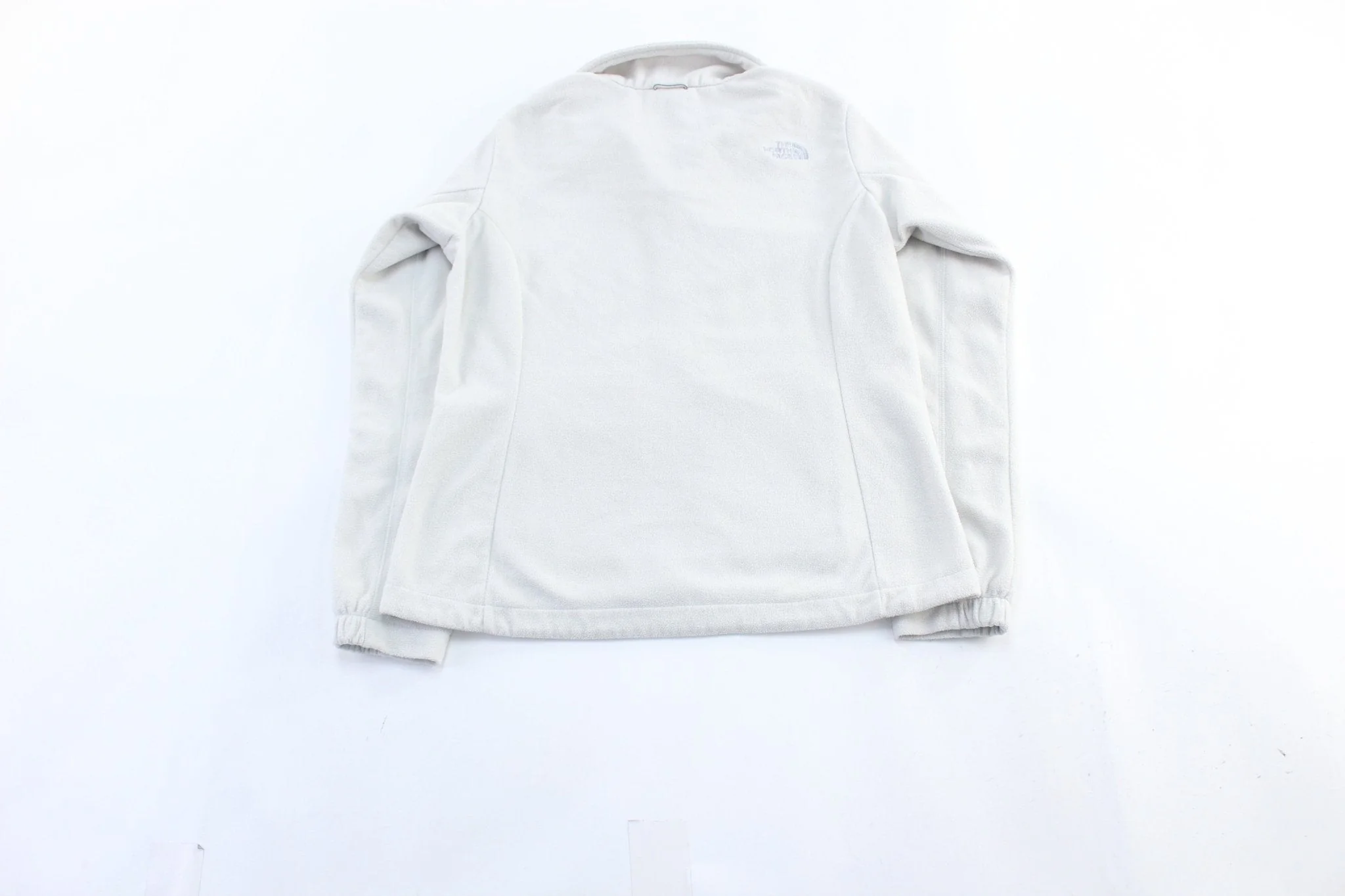 Women's The North Face Embroidered Logo White Zip Up Jacket - Image 2