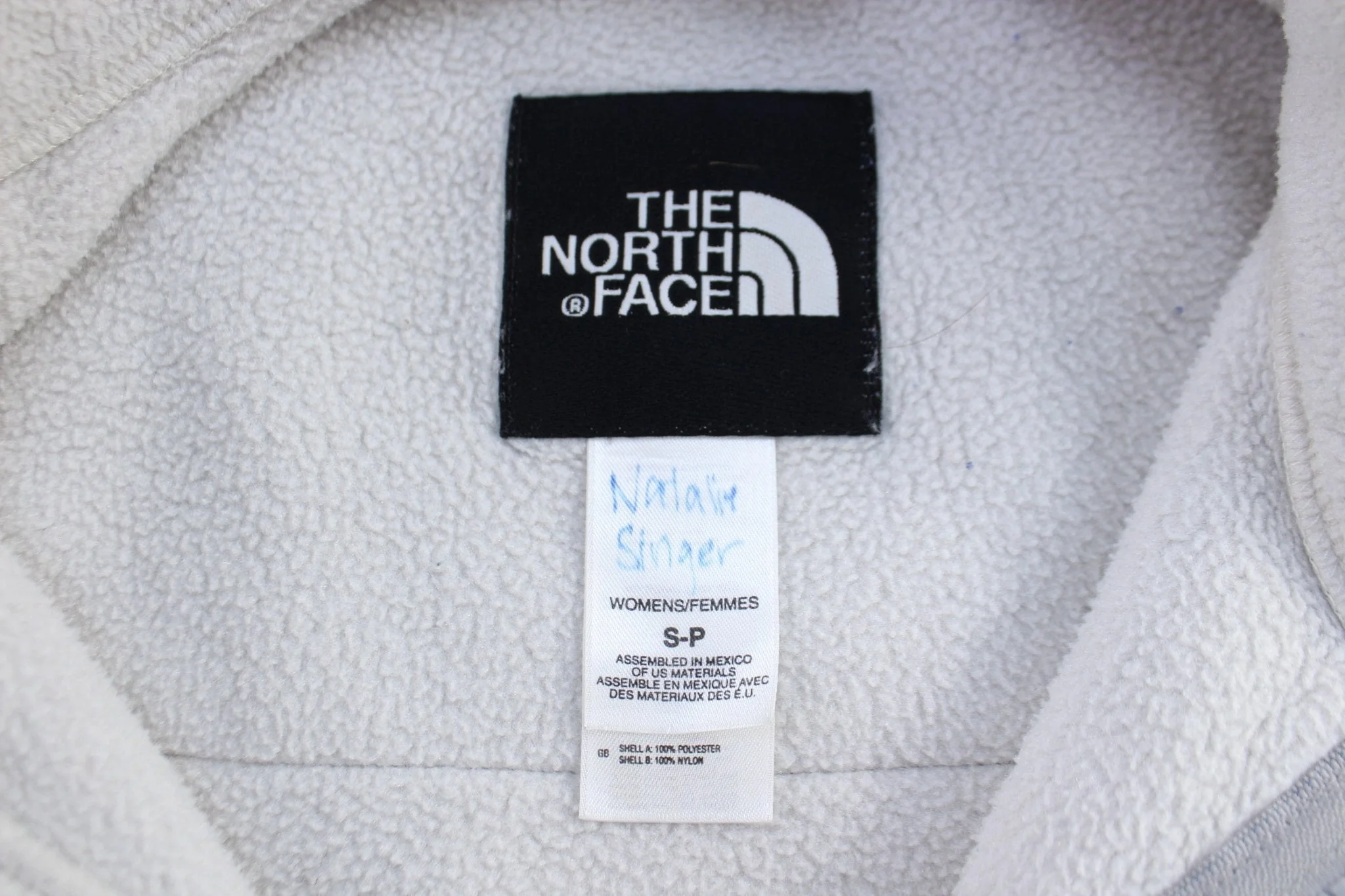 Women's The North Face Grey Denali Fleece Jacket - Image 4