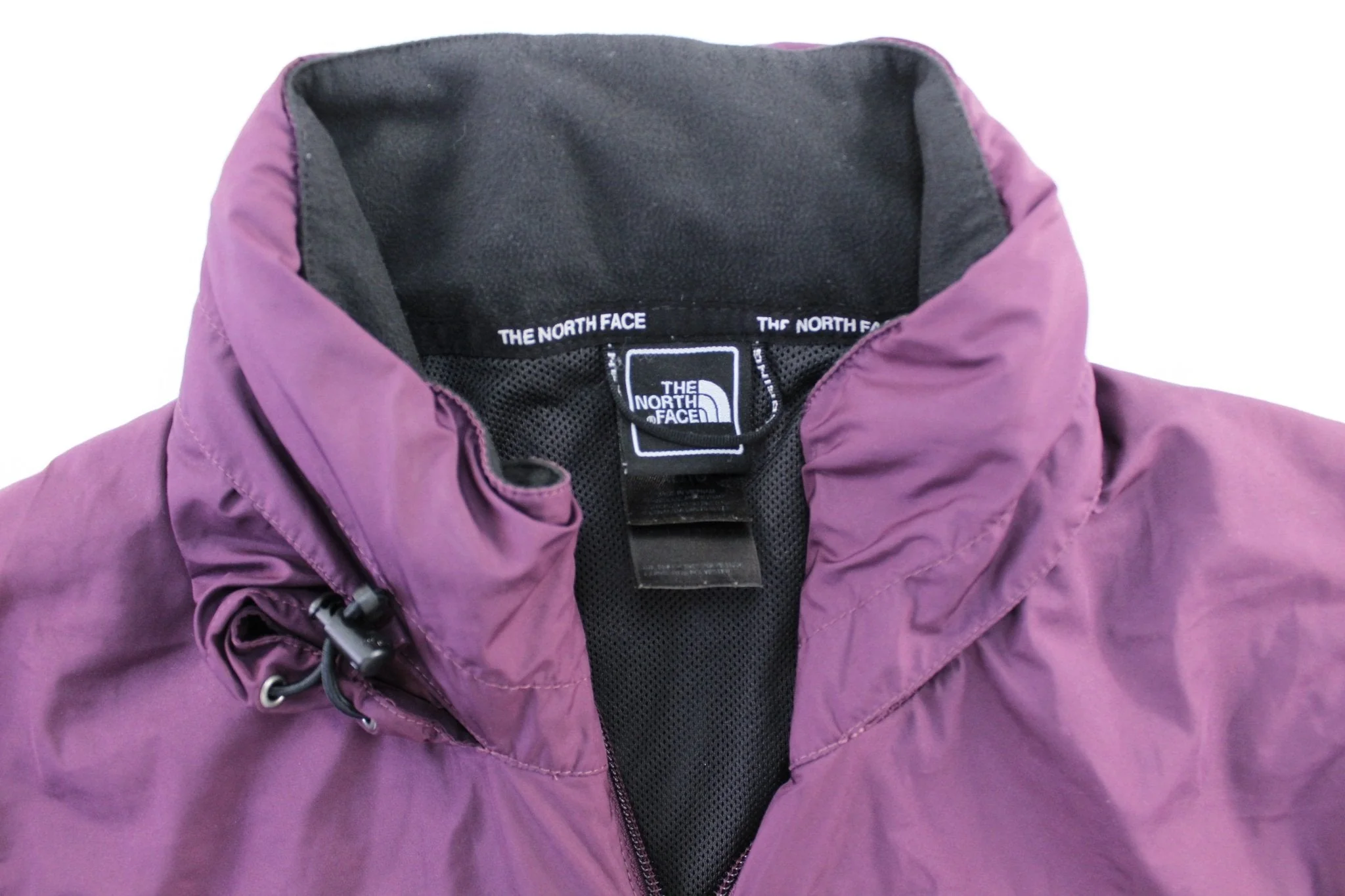 Women's The North Face Logo Black & Purple Jacket - Image 3