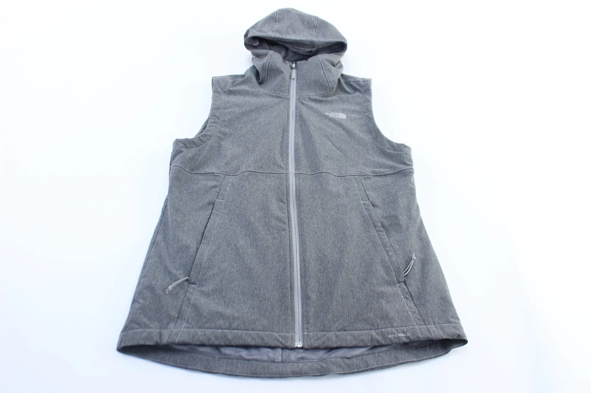 Women's The North Face Logo Grey Zip Up Hoodie