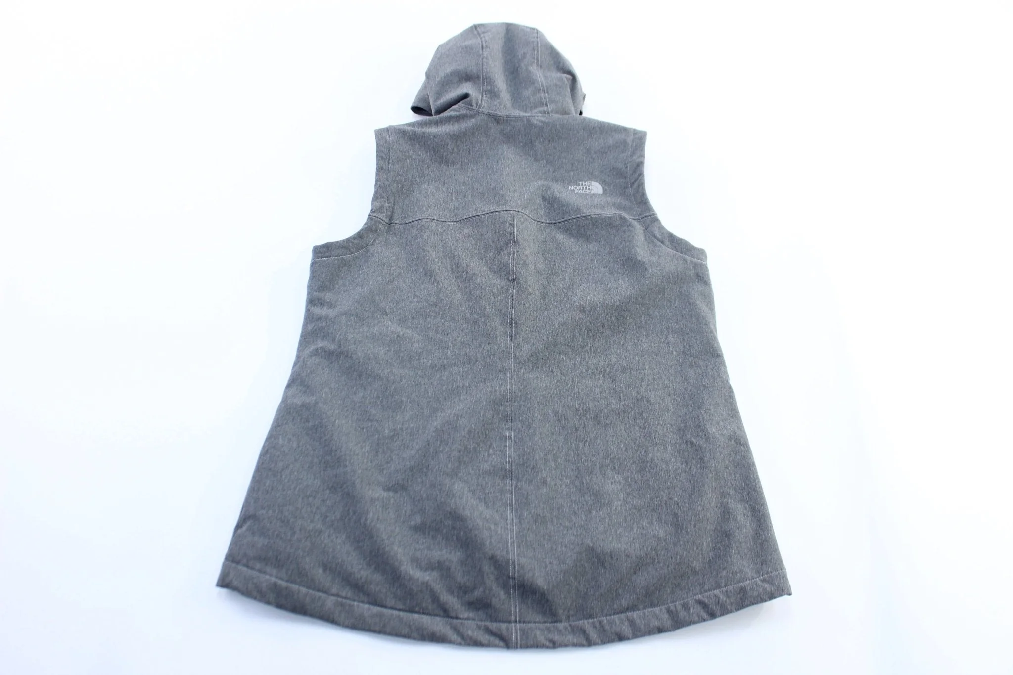 Women's The North Face Logo Grey Zip Up Hoodie - Image 2