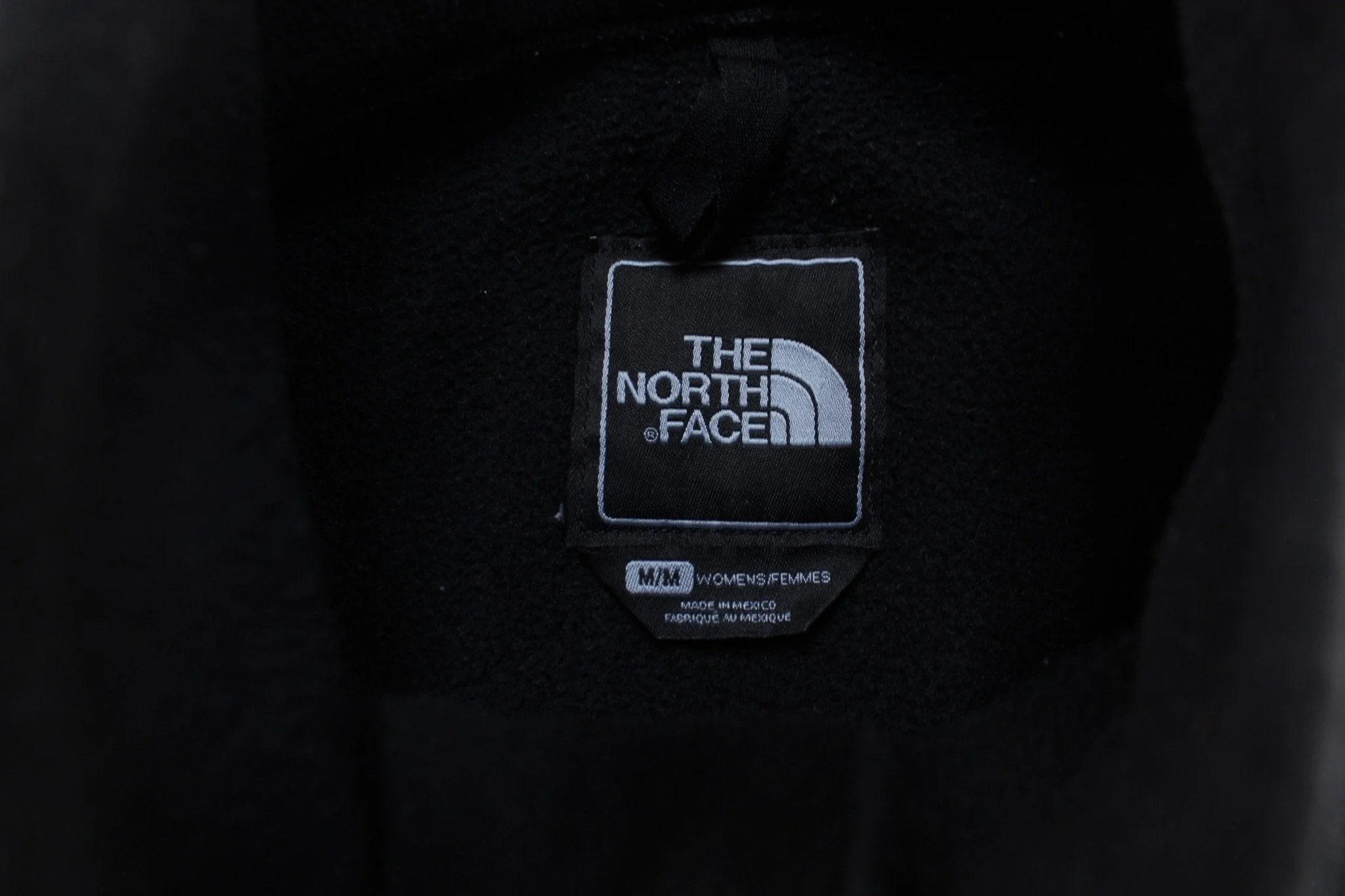 Women's The North Face Pink & Black Fleece Zip Up Jacket - Image 3