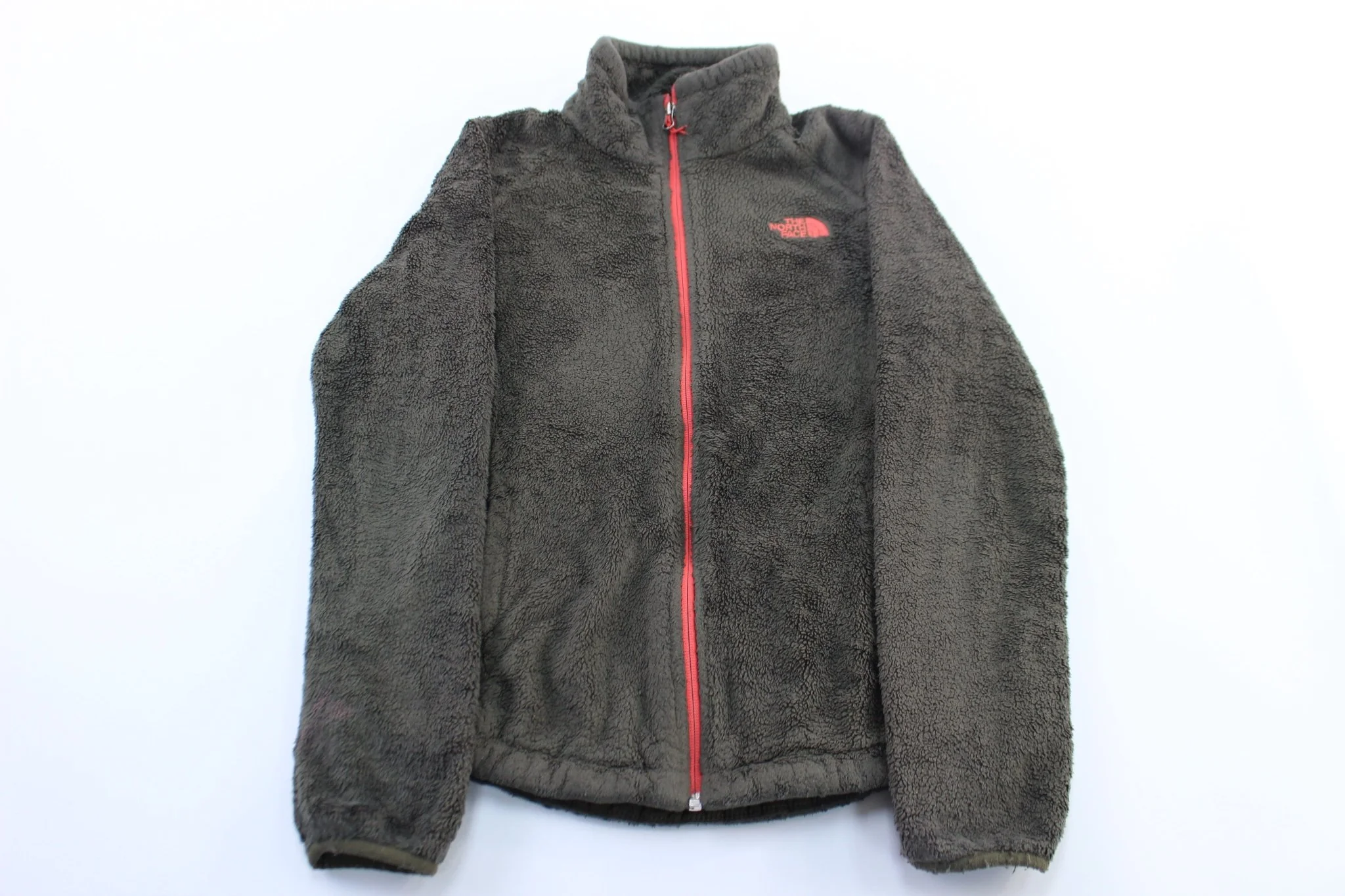Women's The North Face Pink & Green Sherpa Jacket