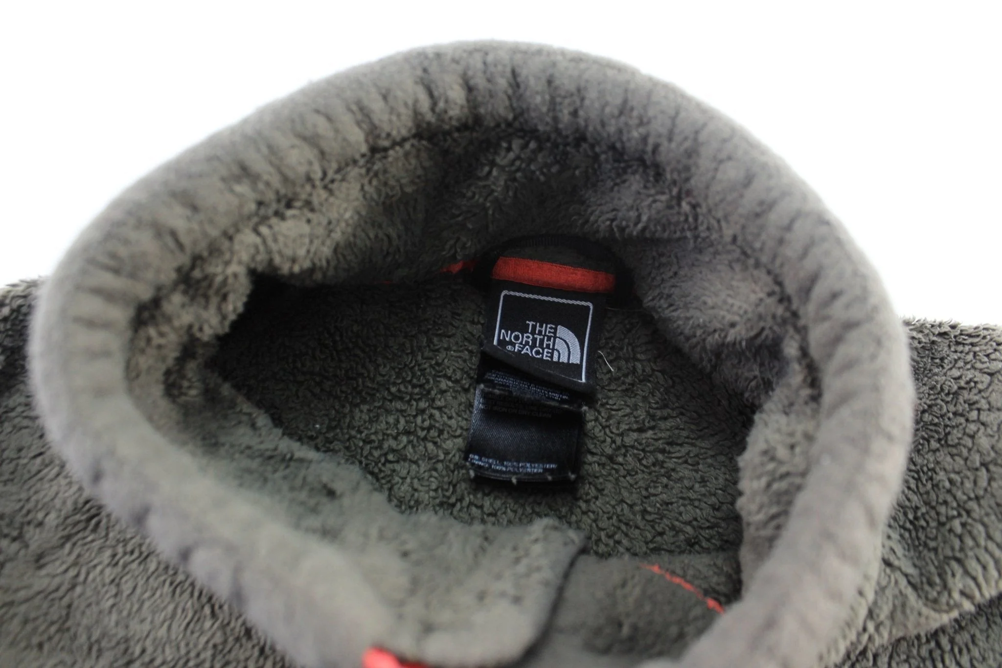 Women's The North Face Pink & Green Sherpa Jacket - Image 3