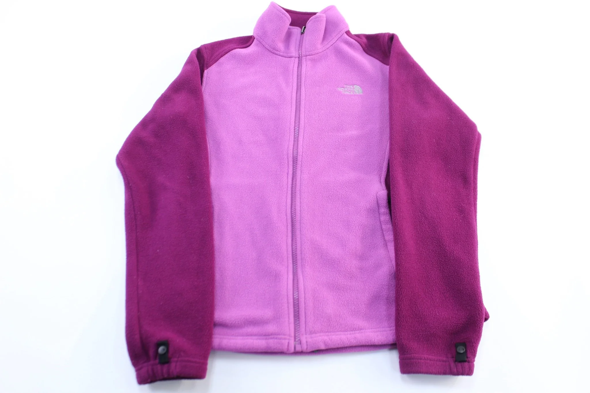Women's The North Face Pink & Purple Fleece Zip Up Jacket