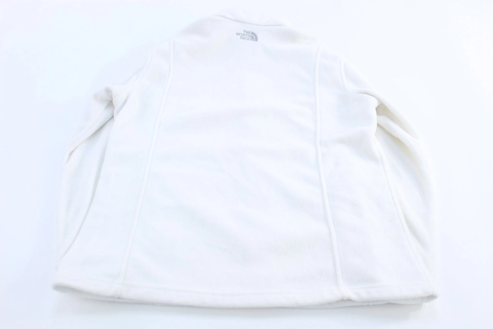 Women's The North Face White Fleece Jacket - Image 2